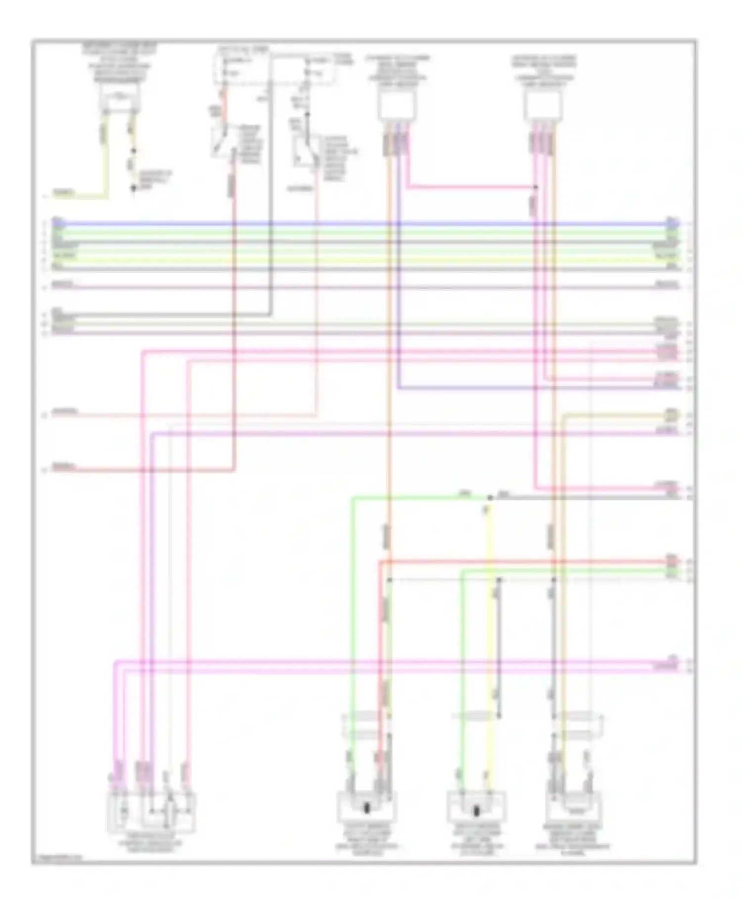 Jetta Volkswagen IV (1998-2005): Wiring diagram engine performance 2.8l (3 of 4)