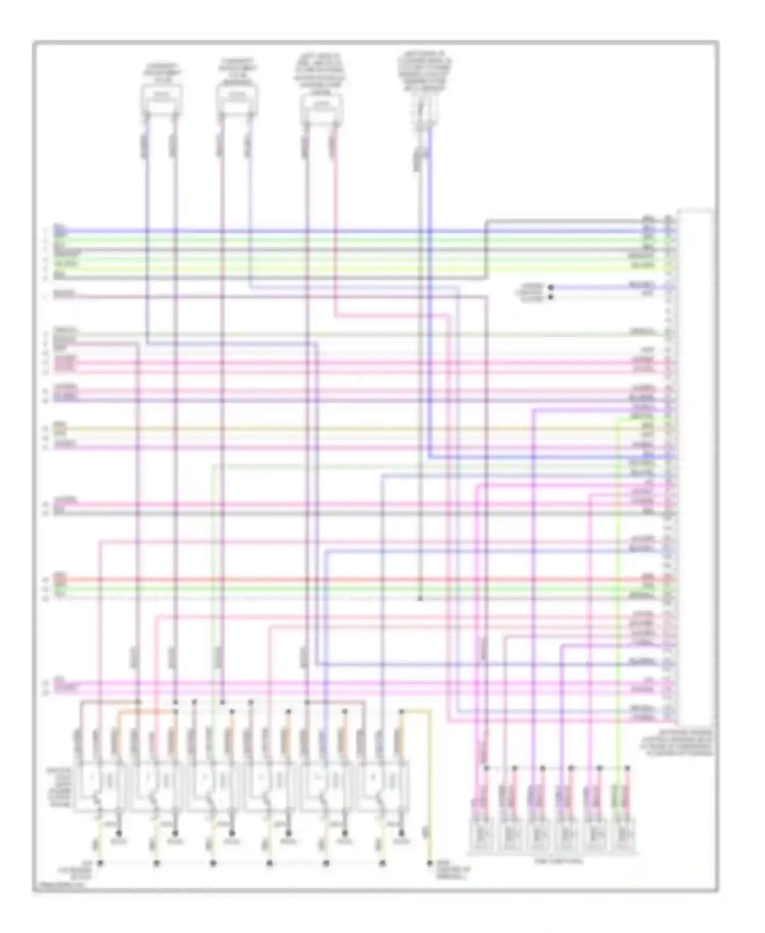 Jetta Volkswagen IV (1998-2005): Wiring diagram engine performance 2.8l (4 of 4)