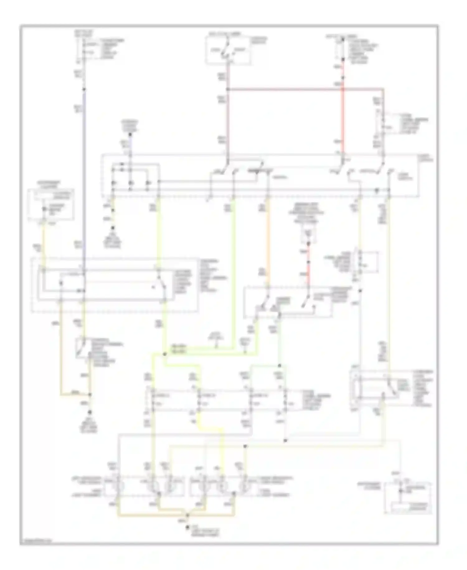 Jetta Volkswagen IV (1998-2005): Headlights circuit