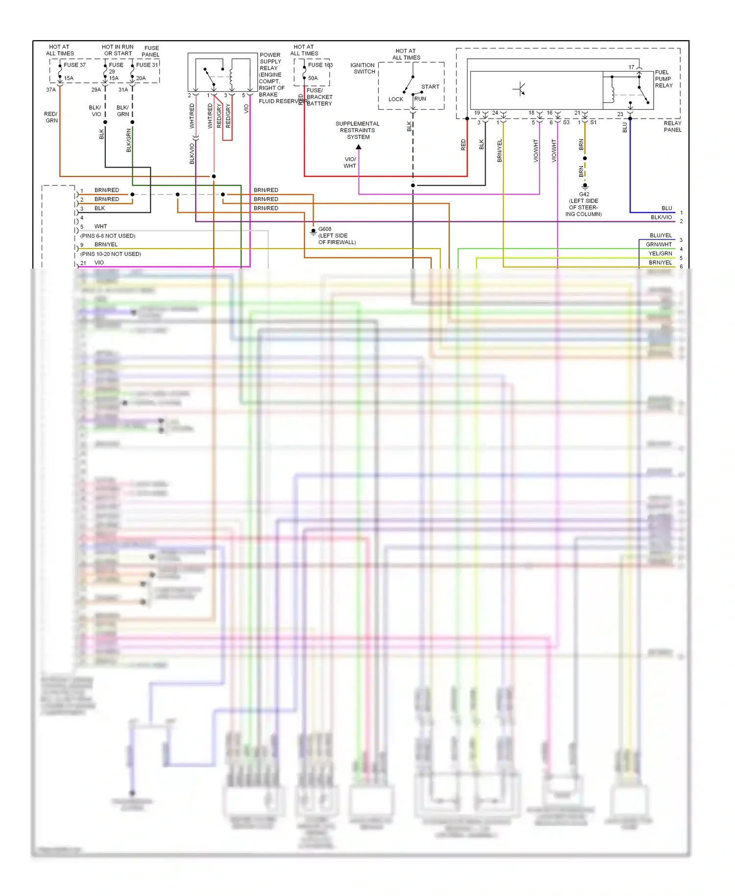 Volkswagen Jetta IV (1998-2005) computer data lines system wiring diagram  (9 of 22)