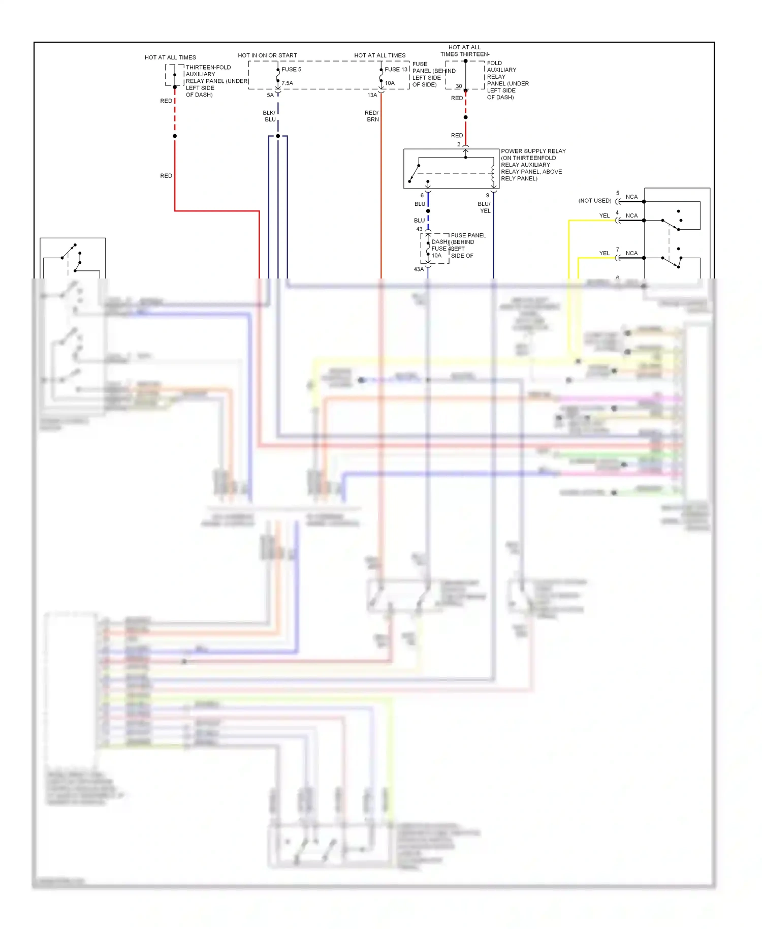 Volkswagen Jetta IV (1998-2005) computer data lines system wiring diagram  (2 of 22)