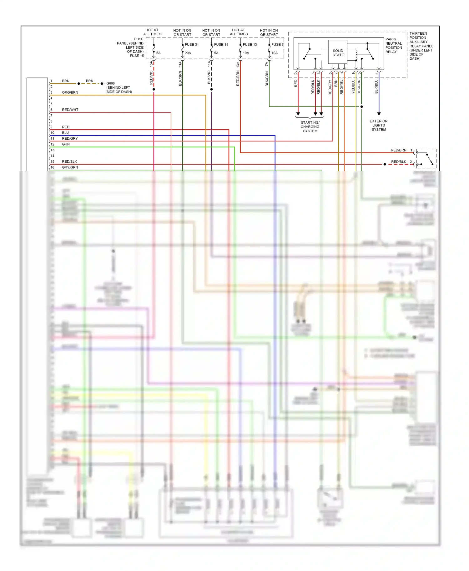 Volkswagen Jetta IV (1998-2005) except bbw engine code bbw engine code wiring diagram  (1 of 1)