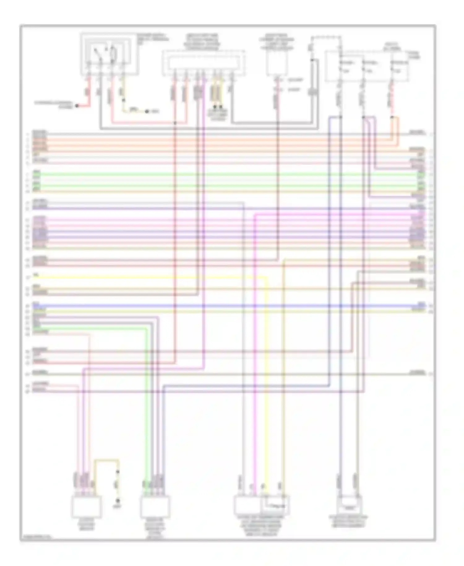 Jetta Volkswagen V (2005-2011): Wiring diagram engine performance 2.0l, cbea (3 of 6)