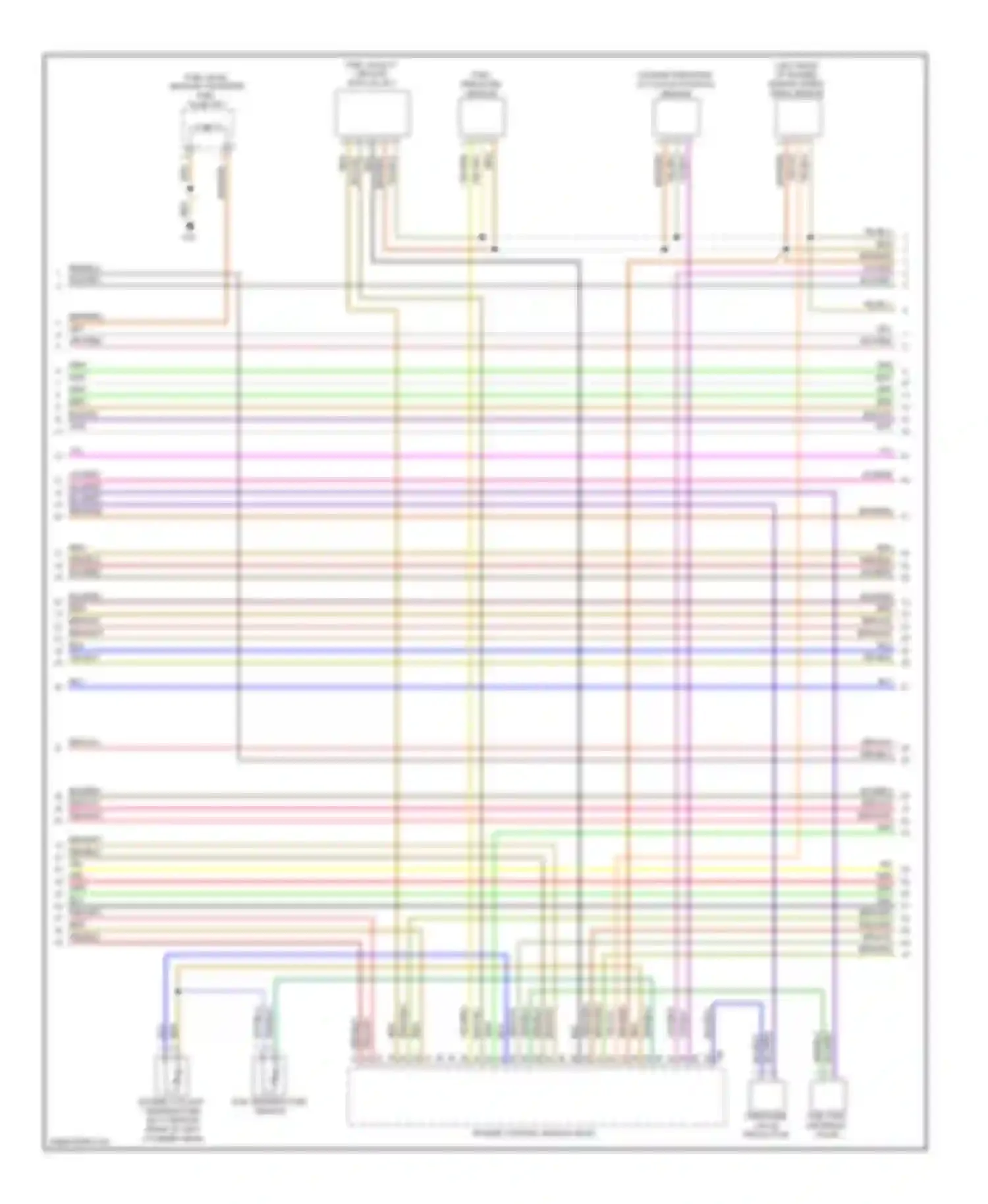 Jetta Volkswagen V (2005-2011): Wiring diagram engine performance 2.0l, cbea (5 of 6)