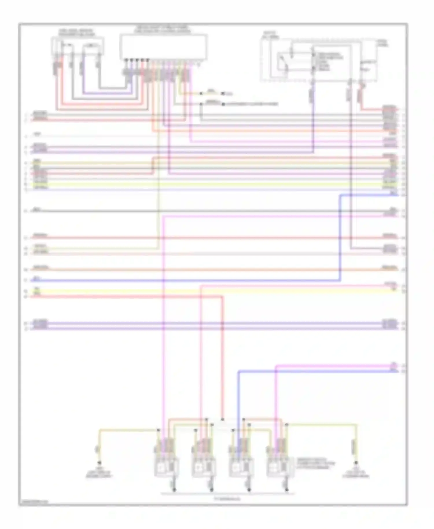 Jetta Volkswagen V (2005-2011): Wiring diagram engine performance 2.0l, cbfa (3 of 6)