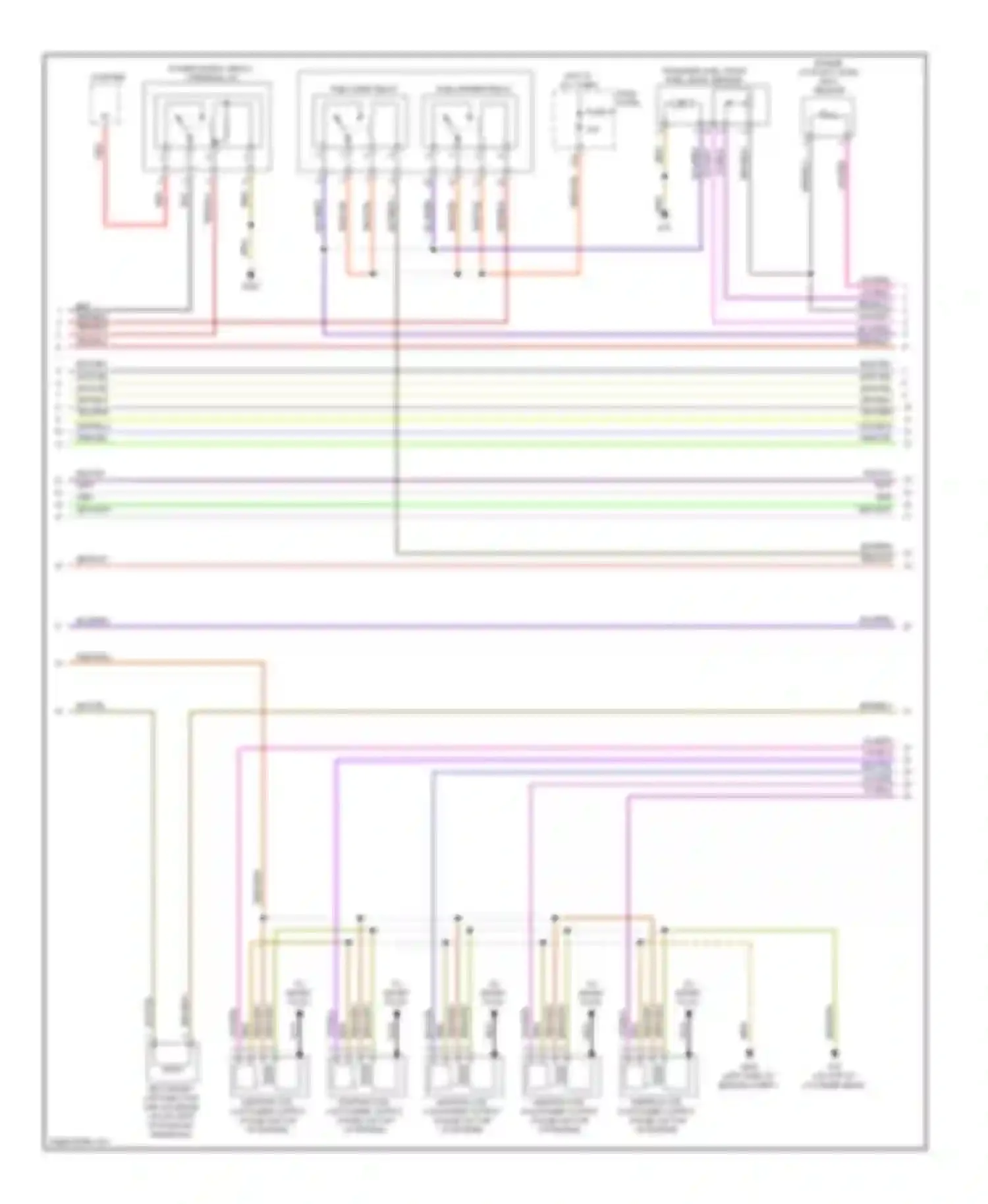 Jetta Volkswagen V (2005-2011): Wiring diagram engine performance 2.5l, cbta (3 of 5)