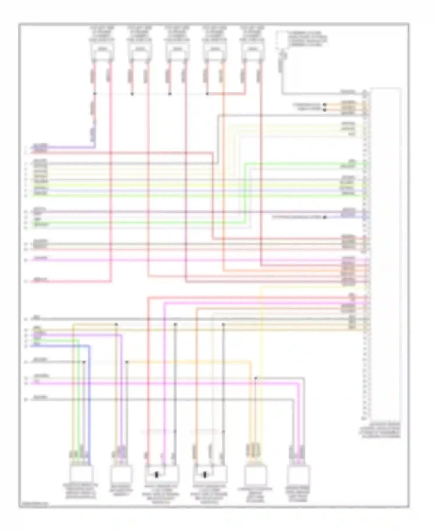 Jetta Volkswagen V (2005-2011): Wiring diagram engine performance 2.5l, cbua (5 of 5)