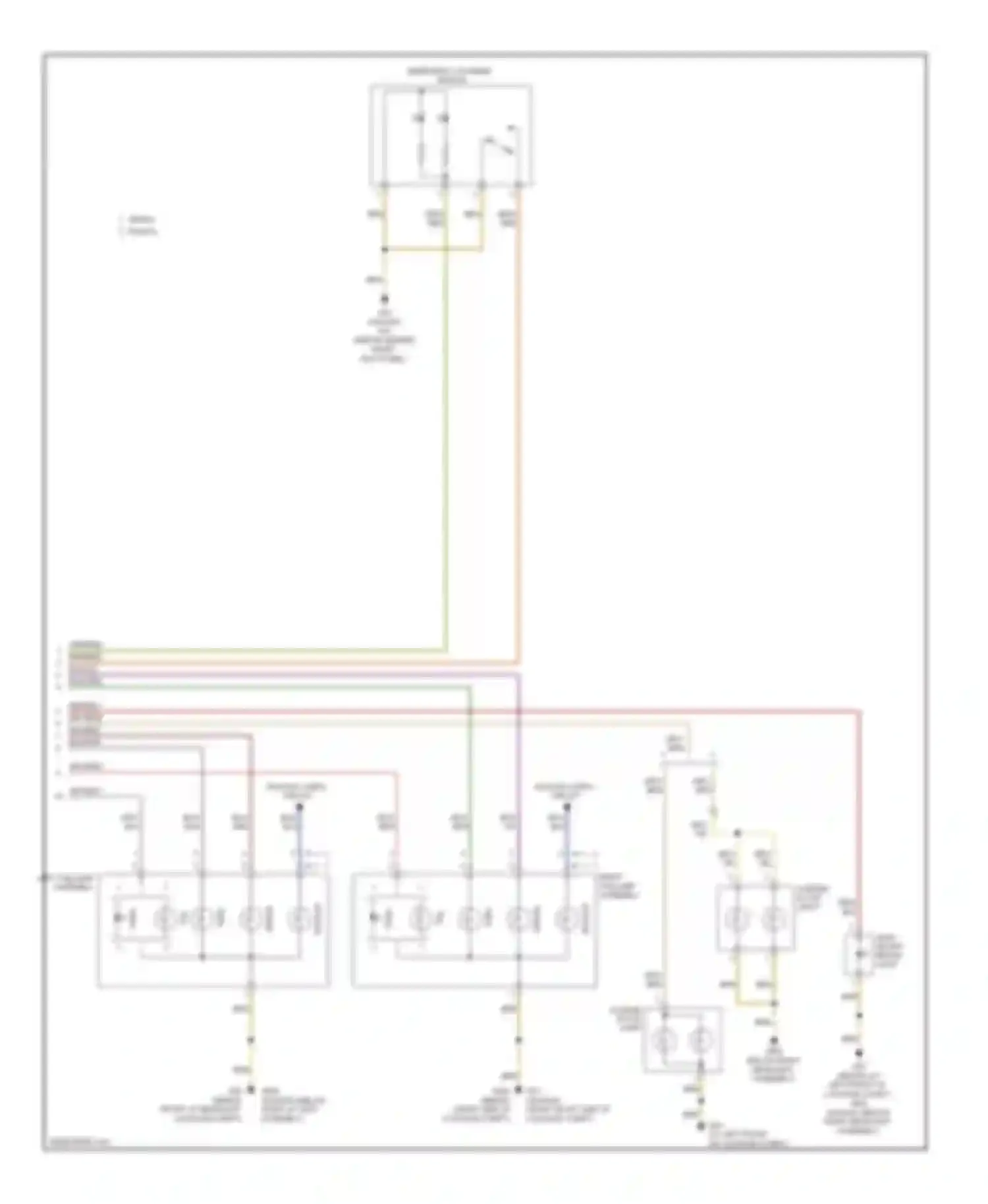 Jetta Volkswagen V (2005-2011): Exterior lamps circuit (2 of 2)