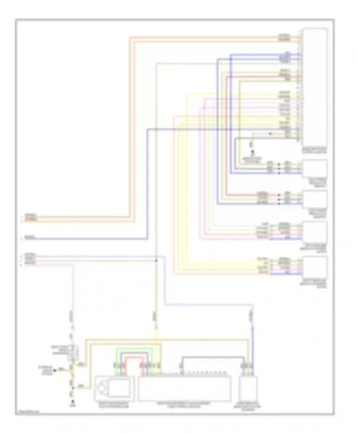 Jetta Volkswagen V (2005-2011): Headlights circuit, with high intensity discharge (2 of 2)