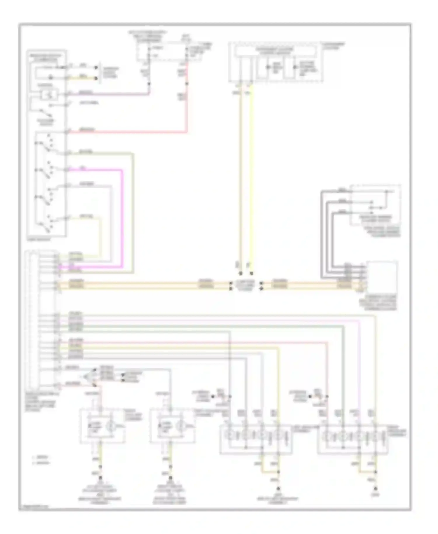 Jetta Volkswagen V (2005-2011): Headlights circuit, without high intensity discharge