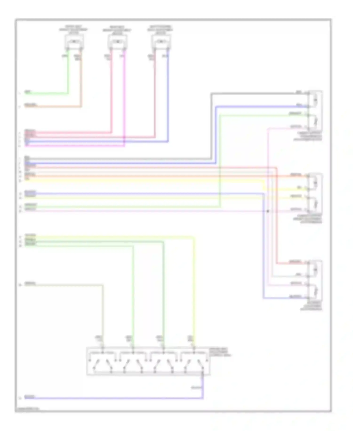 Jetta Volkswagen V (2005-2011): Memory systems circuit (2 of 2)