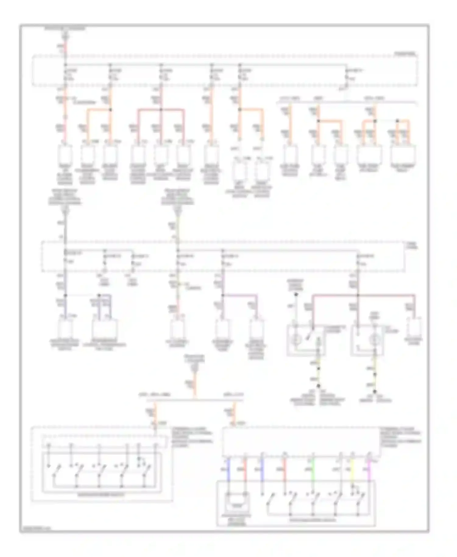 Jetta Volkswagen V (2005-2011): Power distribution circuit (3 of 3)
