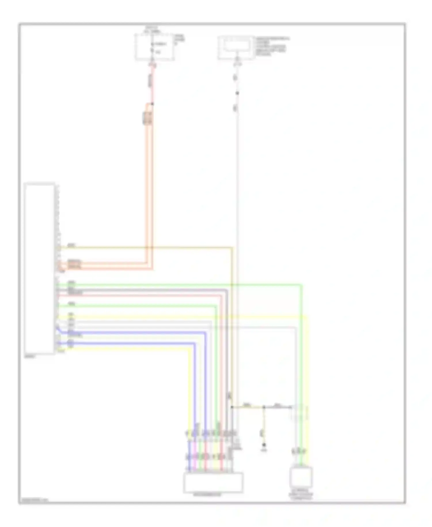 Jetta Volkswagen V (2005-2011): Ipod player circuit