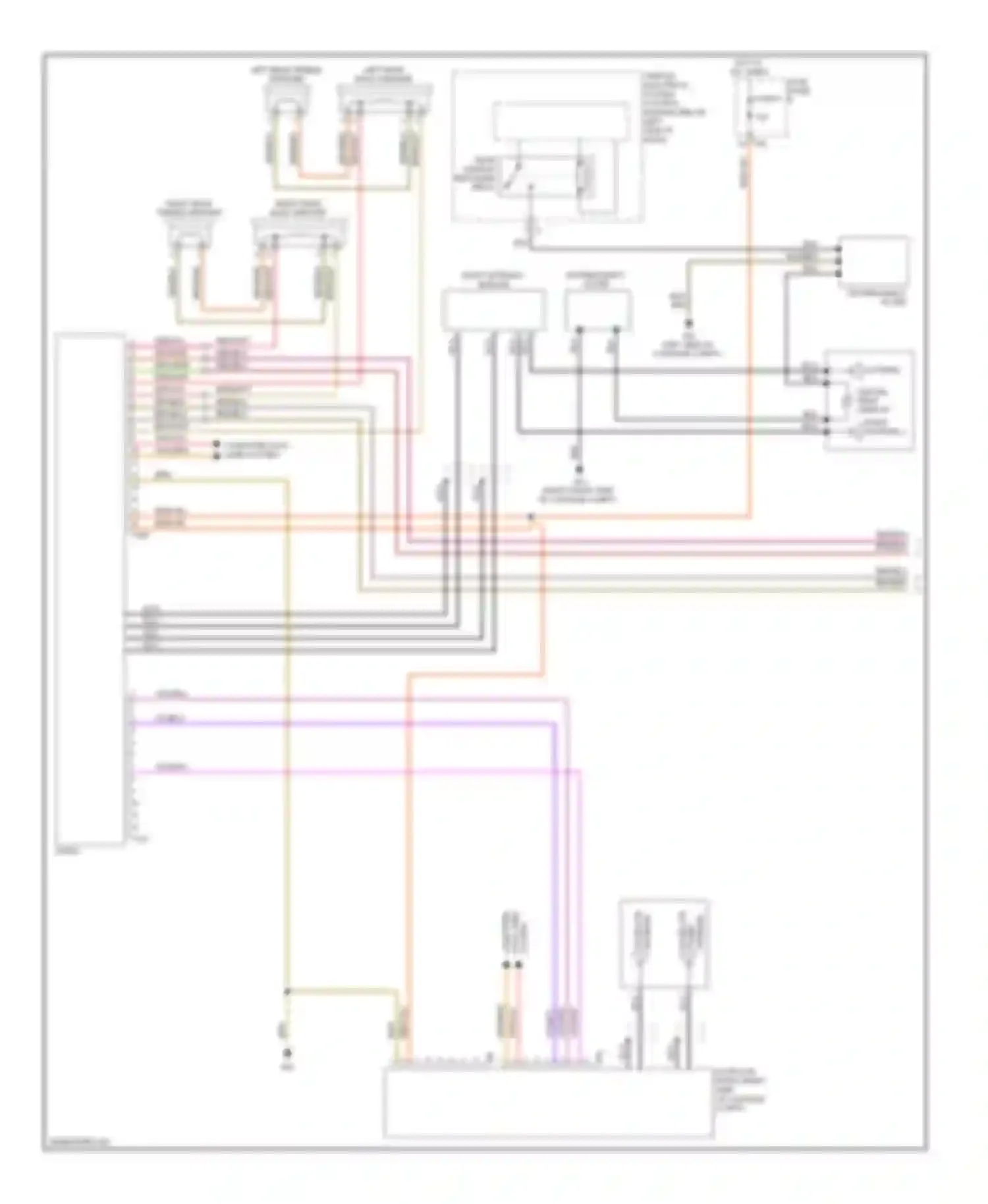Jetta Volkswagen V (2005-2011): Premium radio circuit, without digital sound system (1 of 2)