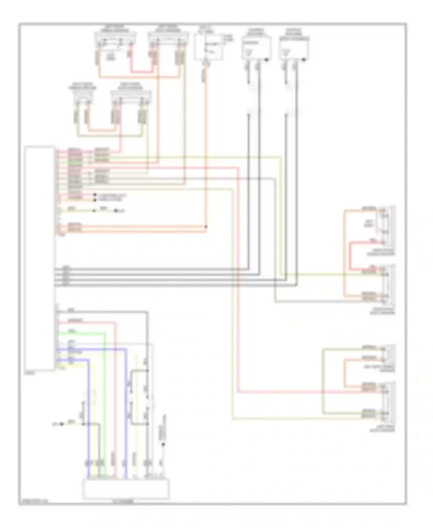 Jetta Volkswagen V (2005-2011): Radio circuit