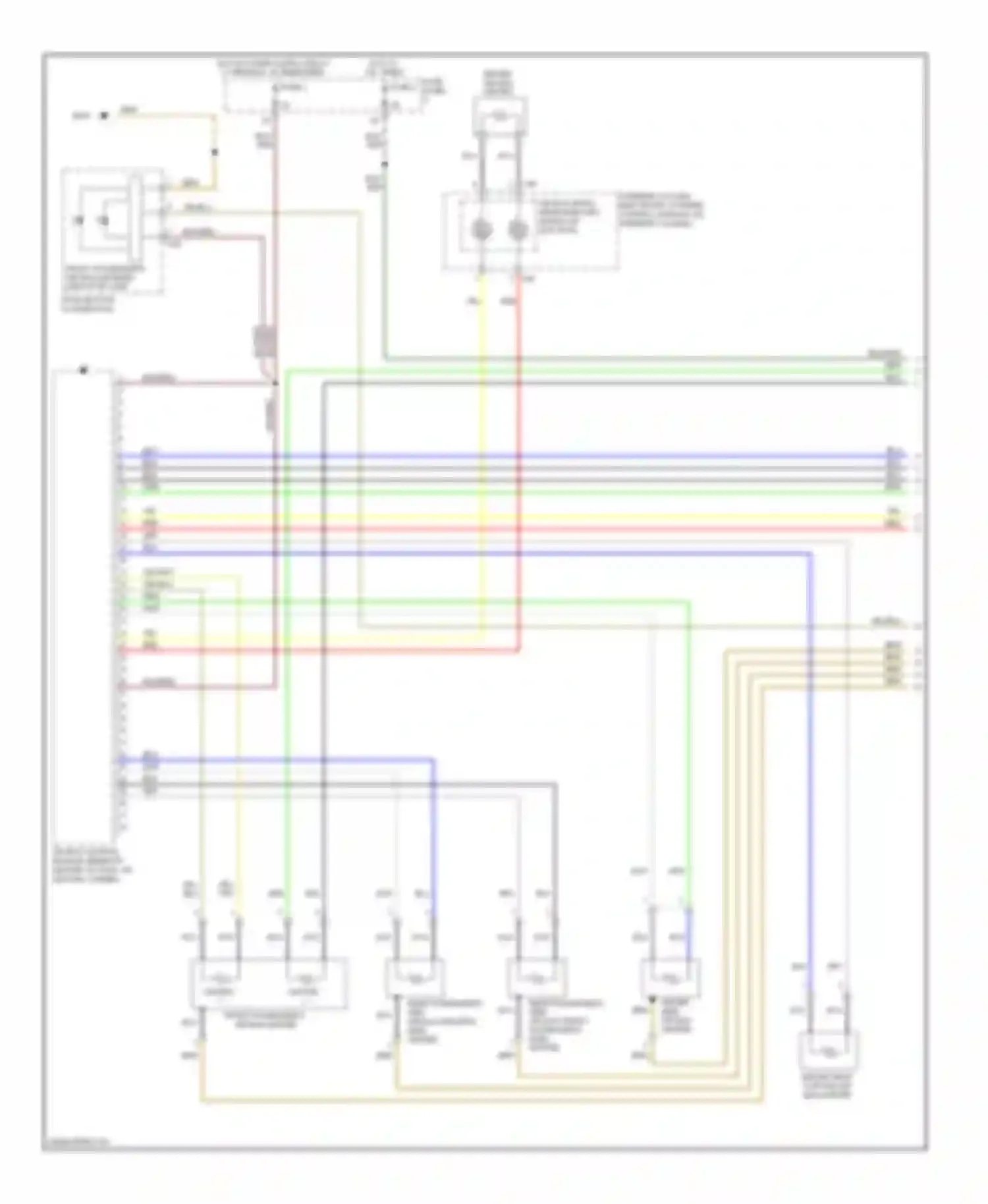 Jetta Volkswagen V (2005-2011): Supplemental restraints circuit, usa (1 of 3)