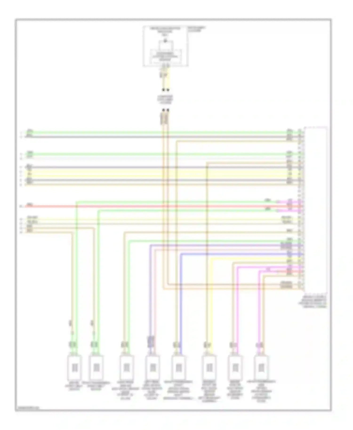 Jetta Volkswagen V (2005-2011): Supplemental restraints circuit, usa (3 of 3)
