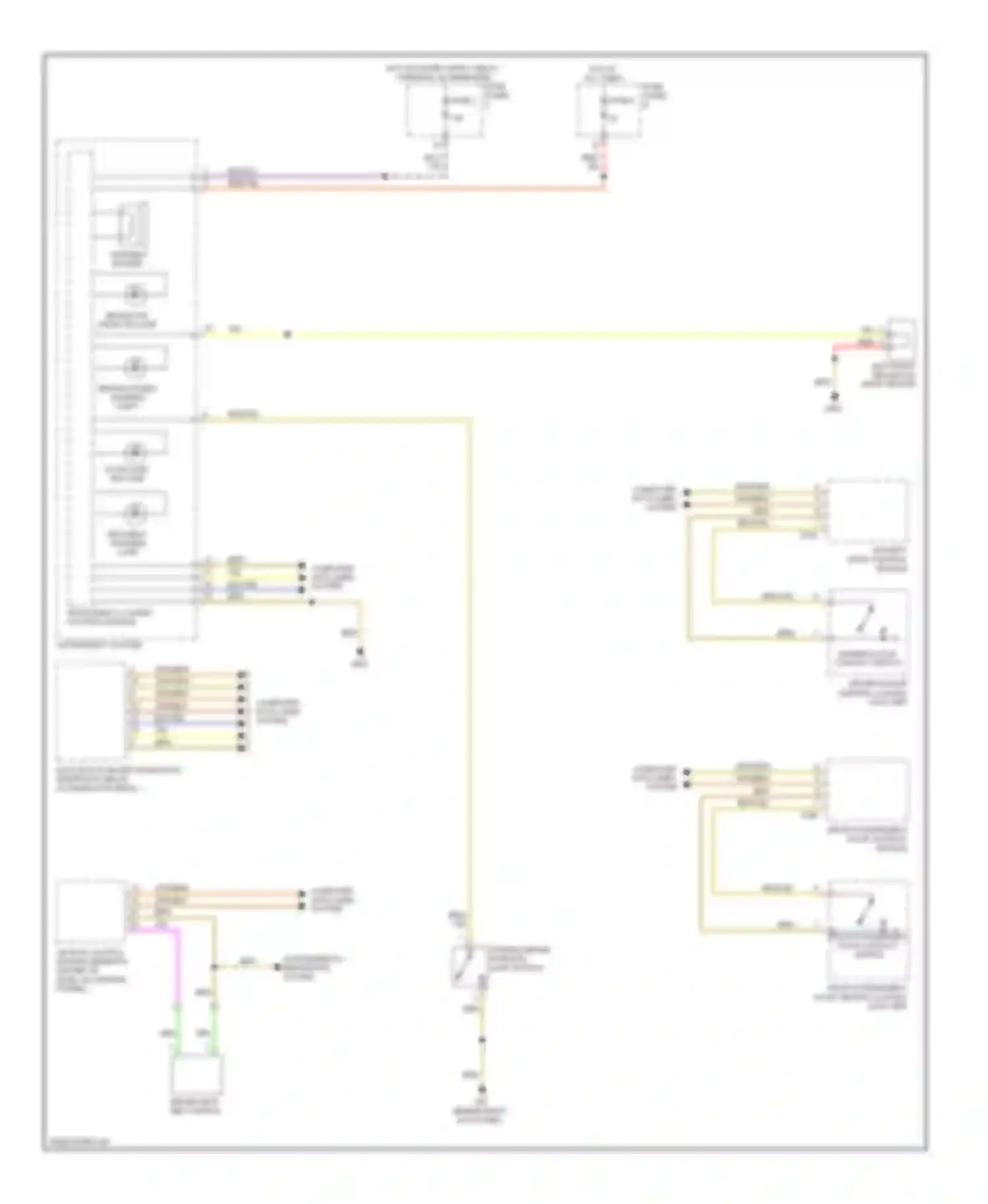 Jetta Volkswagen V (2005-2011): Buzzer circuit
