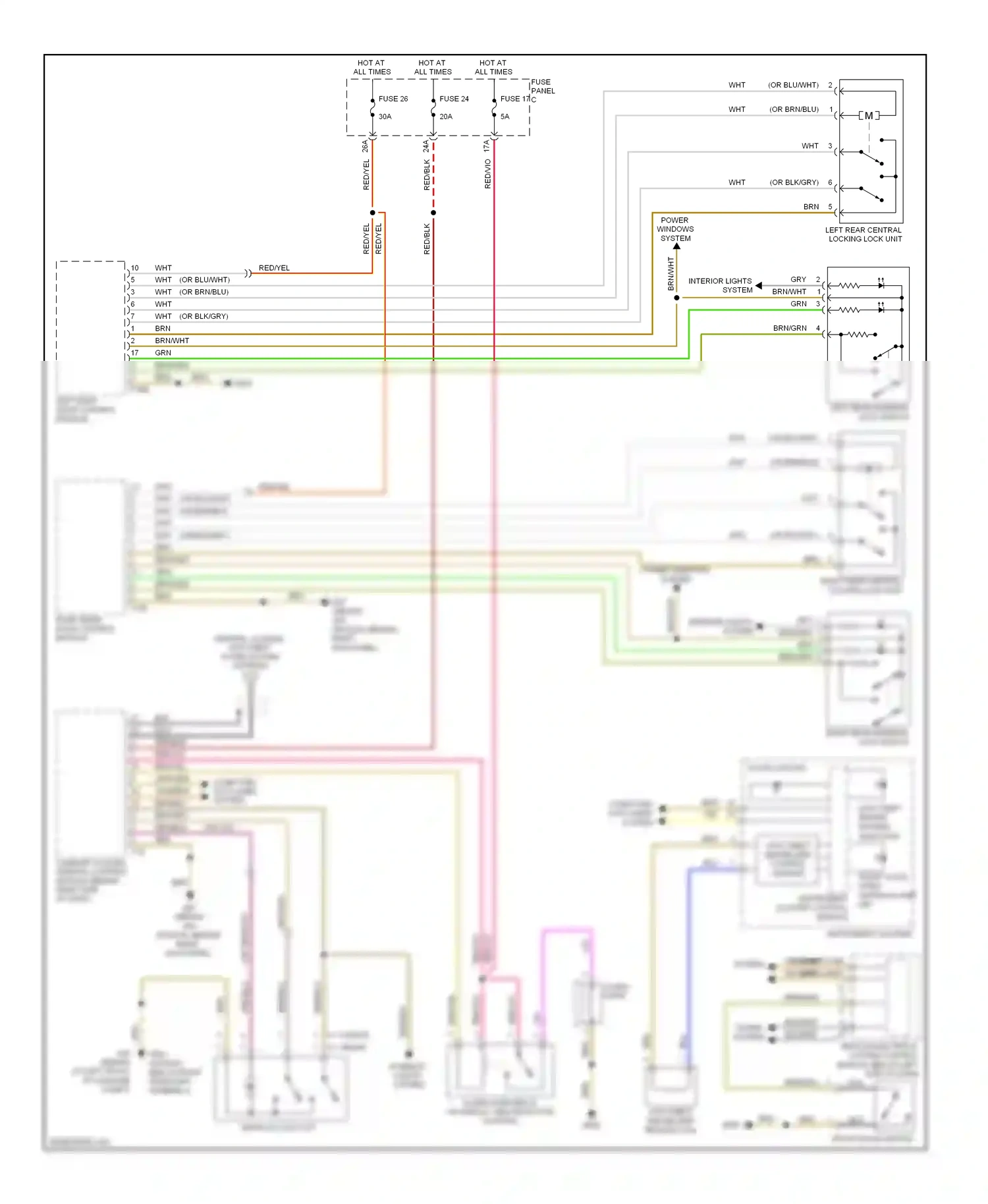 Volkswagen Jetta V (2005-2011) 7 8 computer data lines system wiring diagram  (1 of 2)