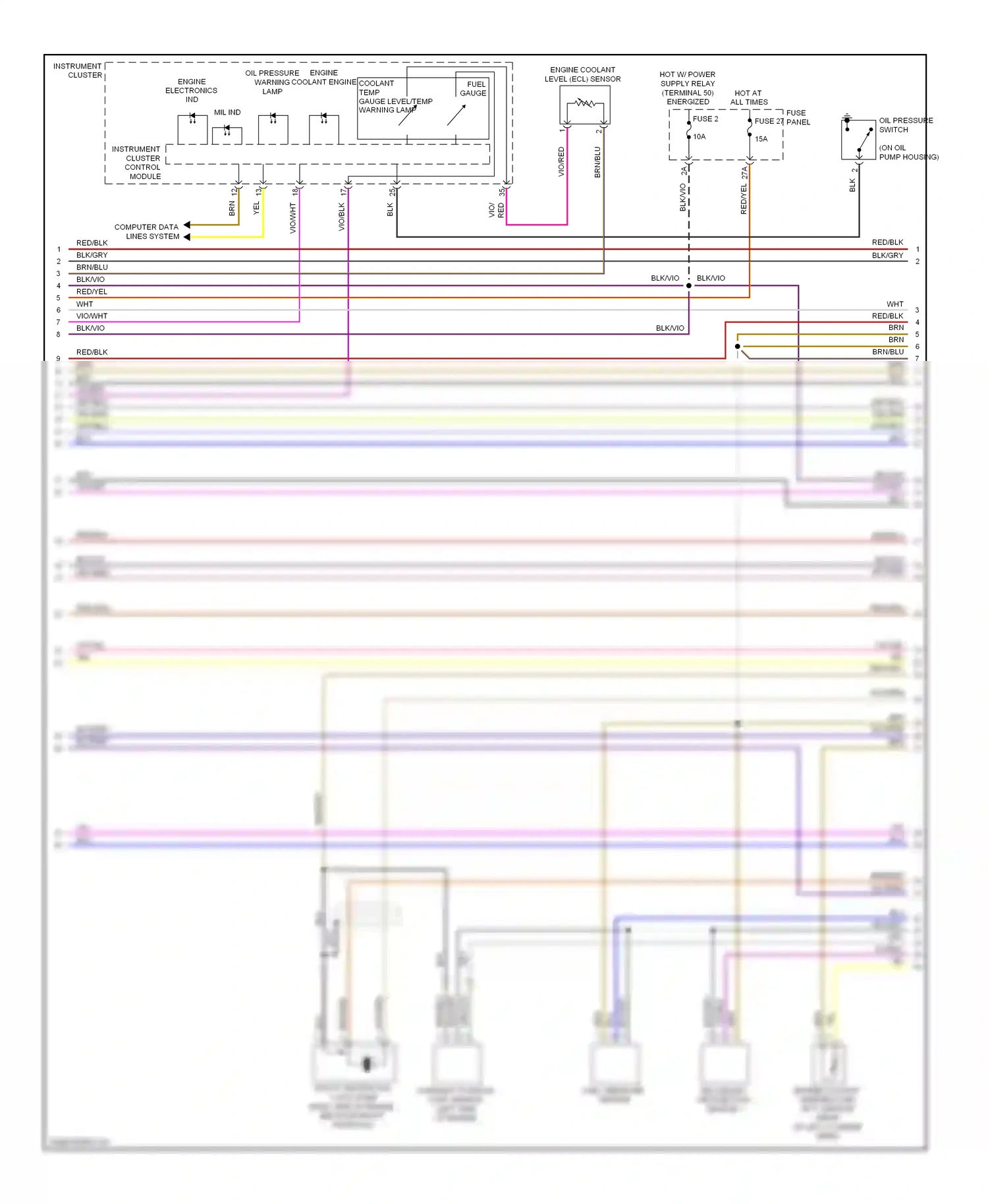 Volkswagen Jetta V (2005-2011) computer data lines system wiring diagram  (17 of 71)