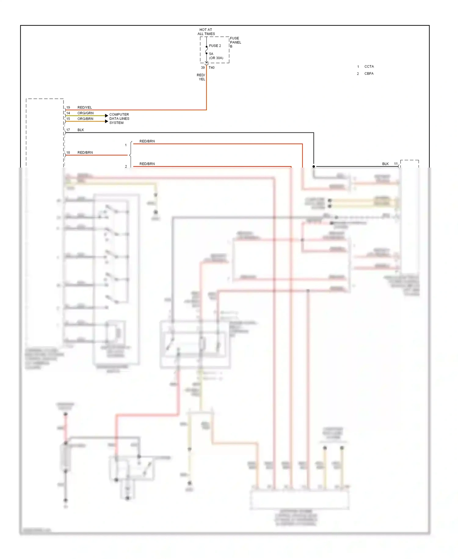 Volkswagen Jetta V (2005-2011) computer data lines system wiring diagram  (54 of 71)