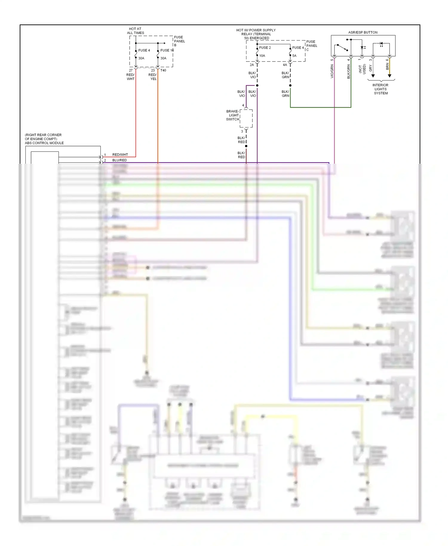 Volkswagen Jetta V (2005-2011) computer data lines system wiring diagram  (22 of 71)