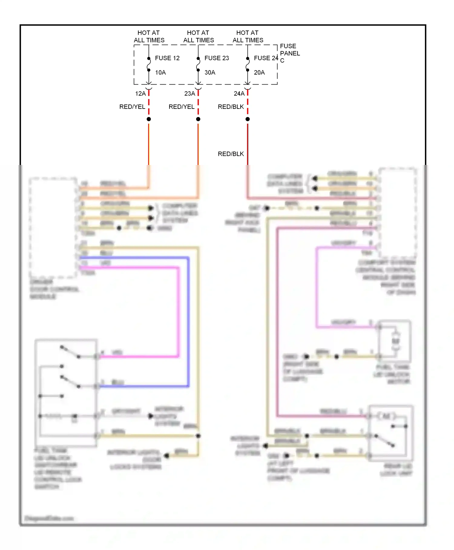 Volkswagen Jetta V (2005-2011) computer data lines system wiring diagram  (69 of 71)