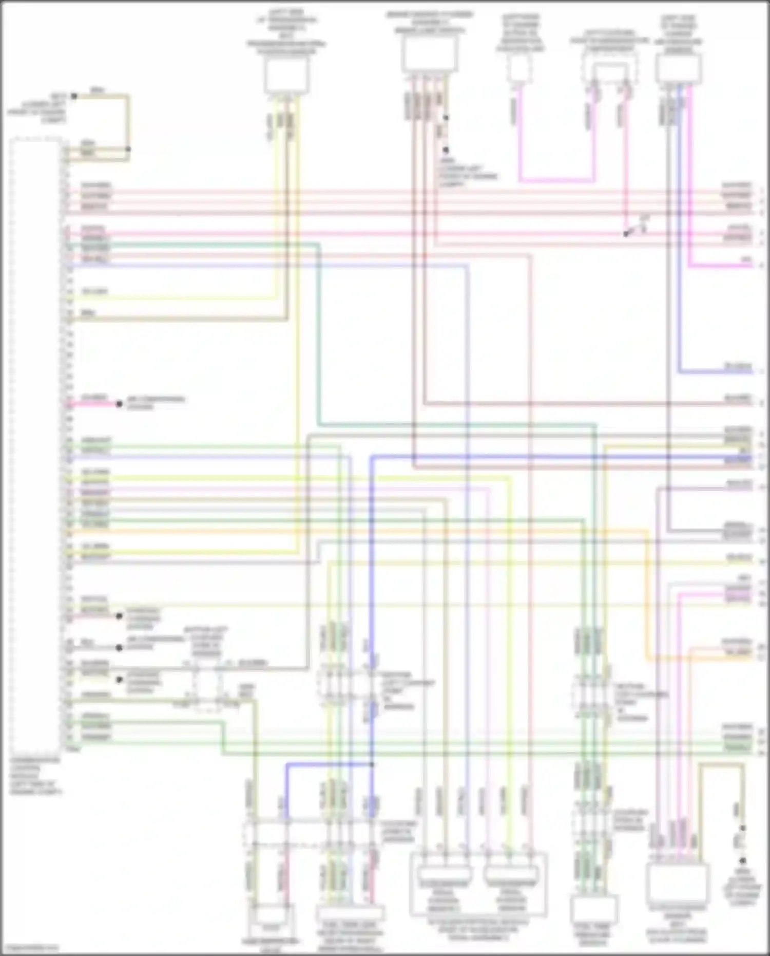 Jetta Volkswagen VII facelift (2021-2024): Wiring diagram engine performance 1.5l turbo (1 of 6)