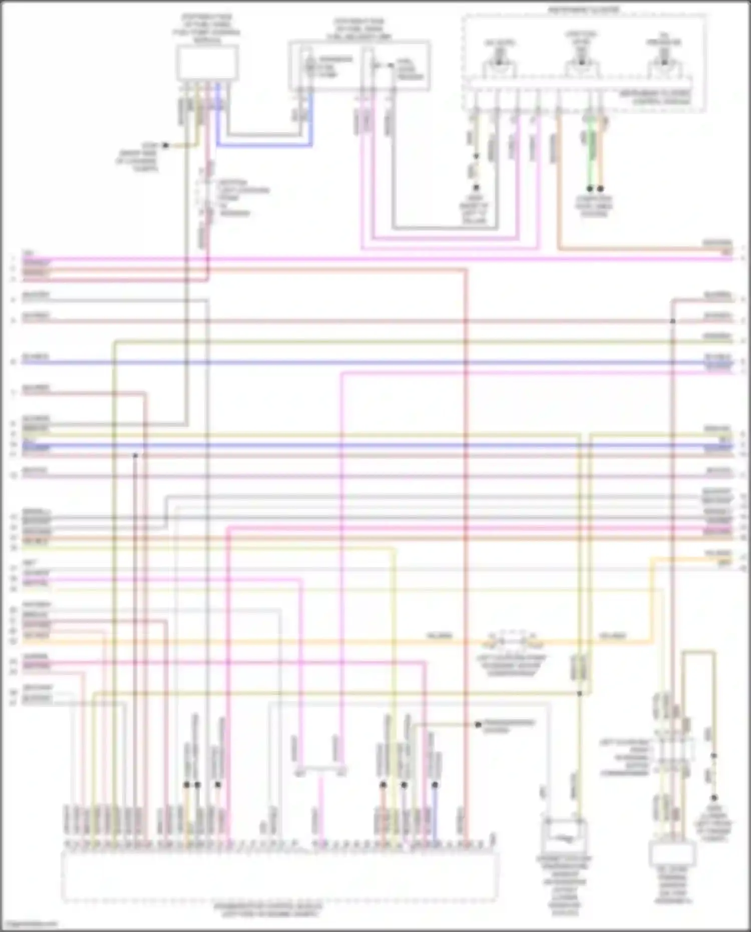 Jetta Volkswagen VII facelift (2021-2024): Wiring diagram engine performance 1.5l turbo (3 of 6)