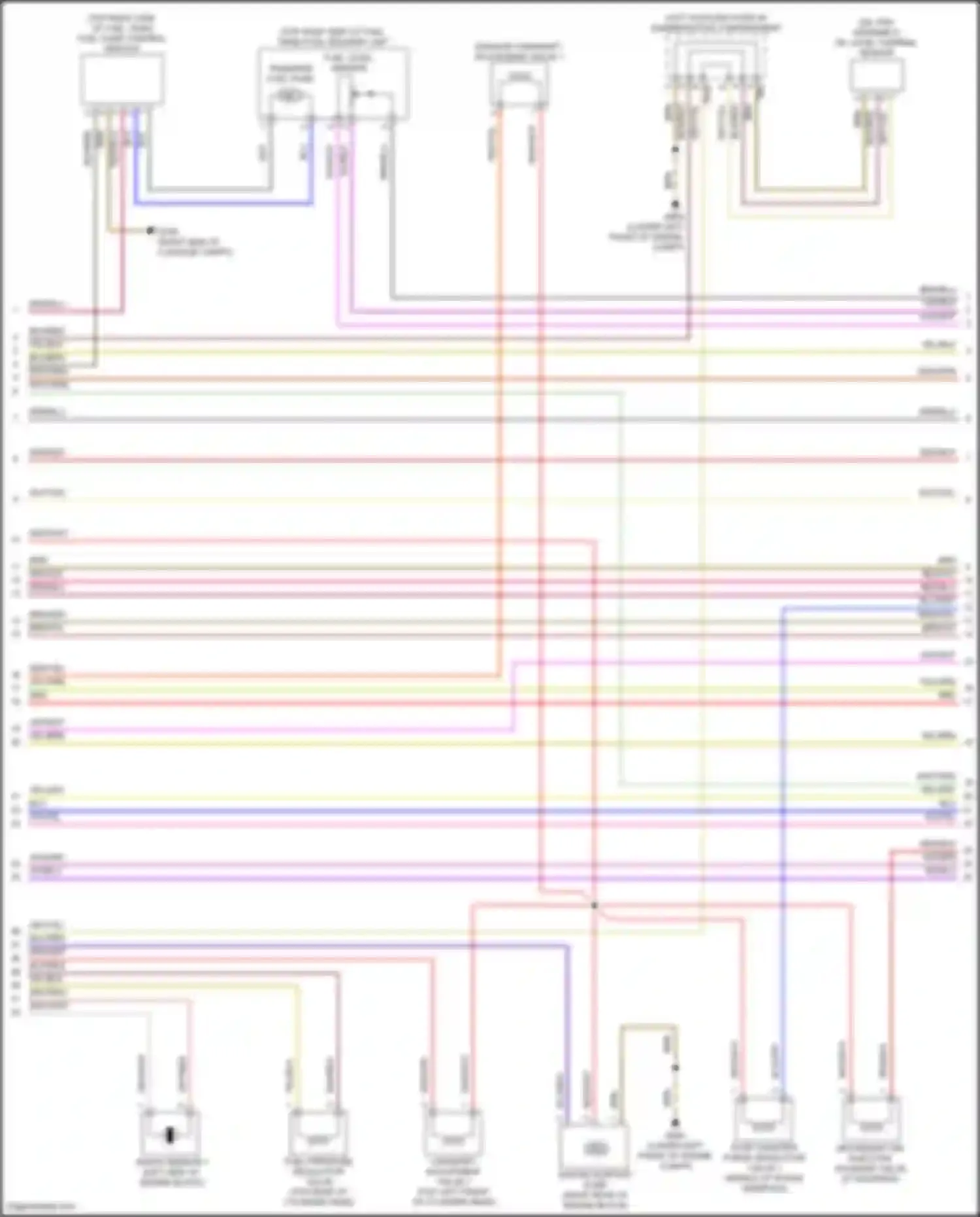 Jetta Volkswagen VII facelift (2021-2024): Wiring diagram engine performance 2.0l turbo (9 of 10)