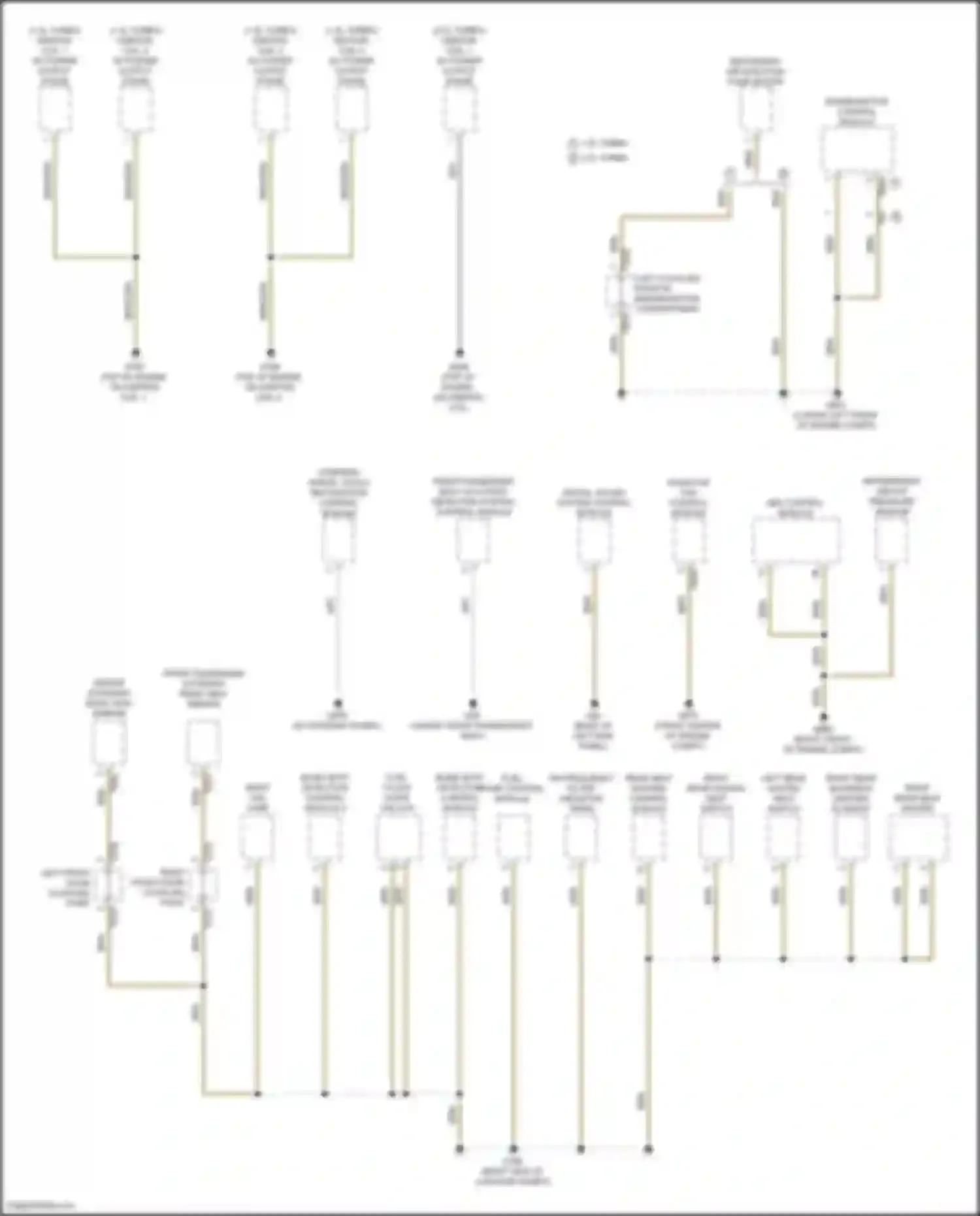 Jetta Volkswagen VII facelift (2021-2024): Ground distribution circuit (2 of 5)
