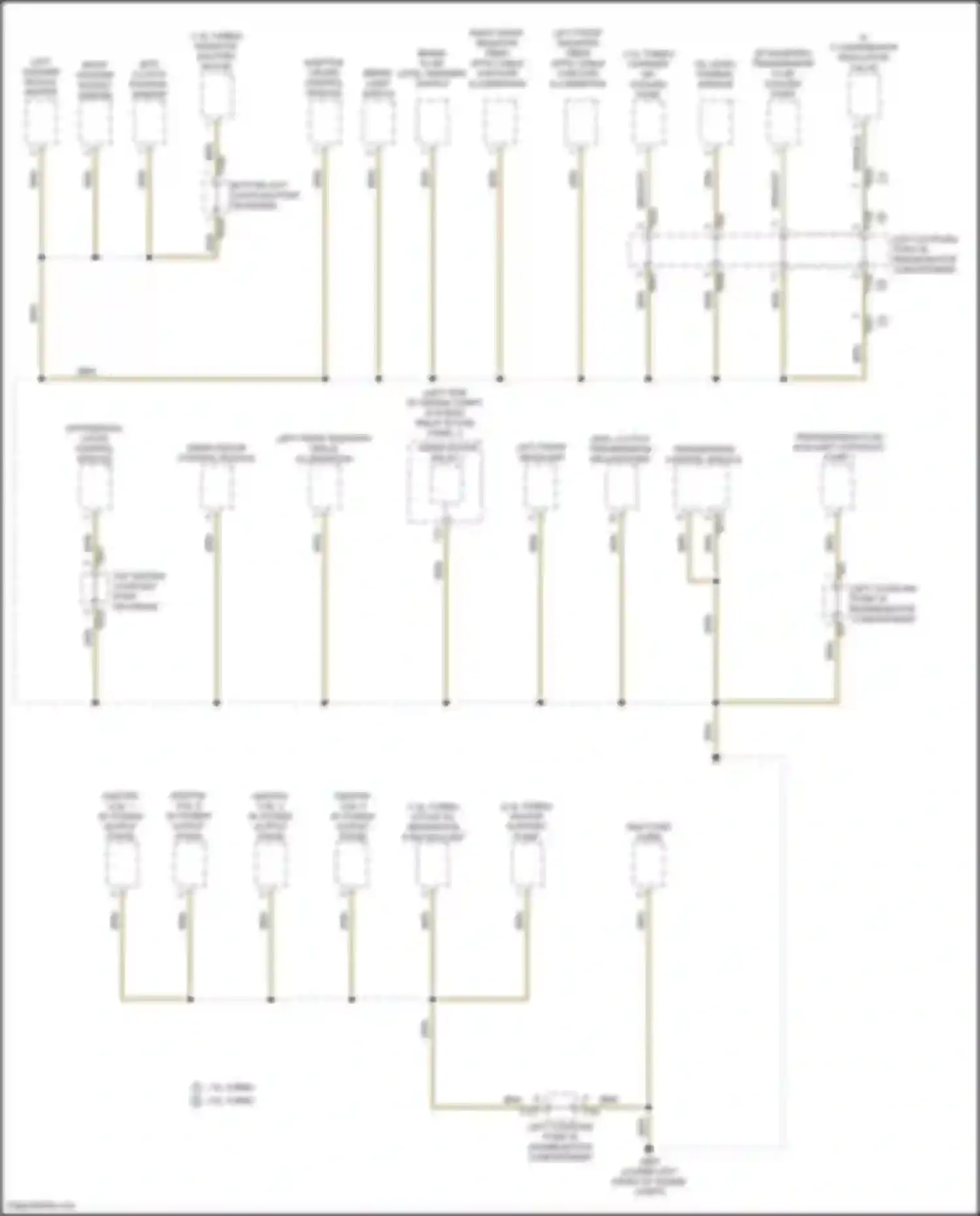Jetta Volkswagen VII facelift (2021-2024): Ground distribution circuit (5 of 5)