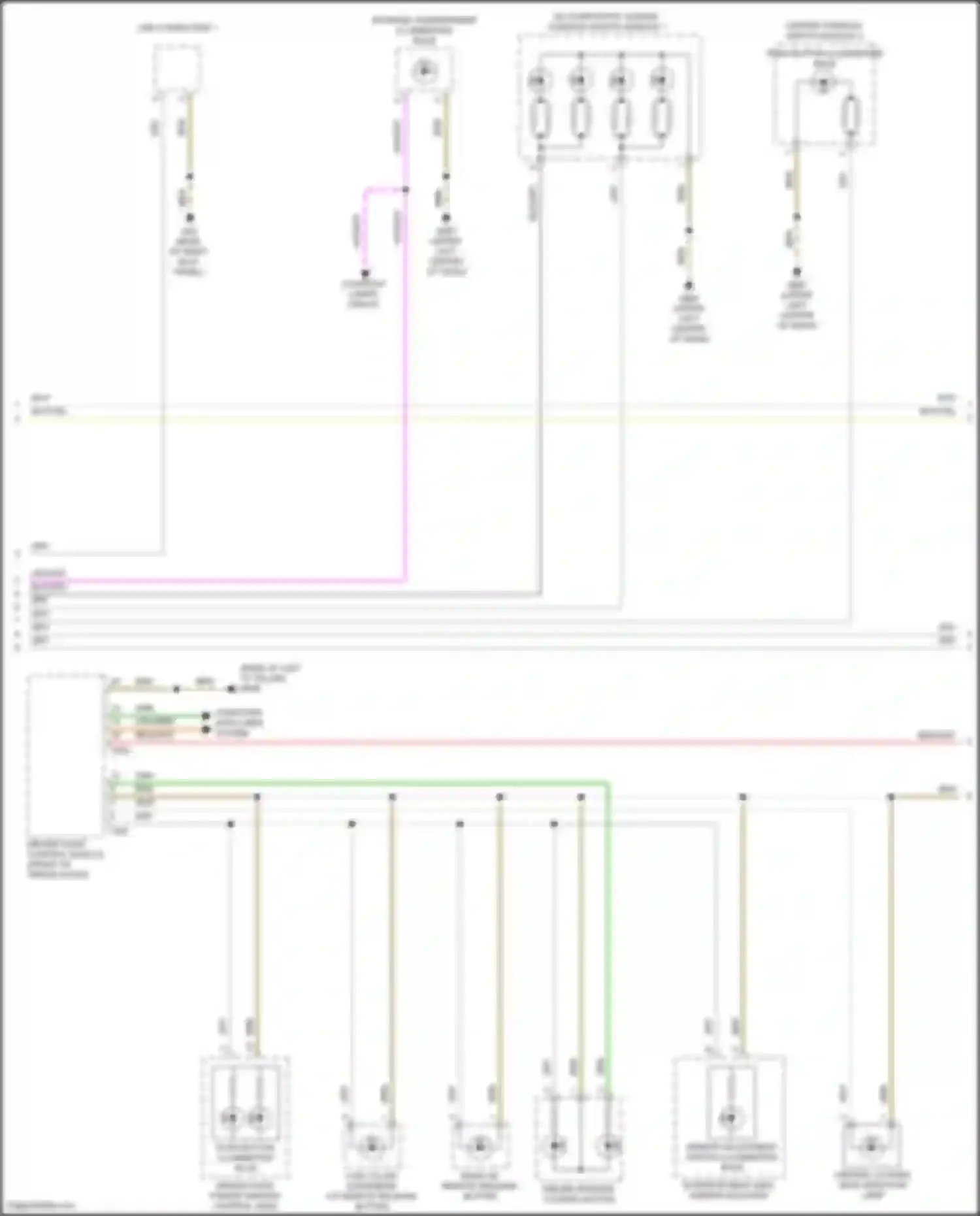 Jetta Volkswagen VII facelift (2021-2024): Instrument illumination circuit (2 of 3)