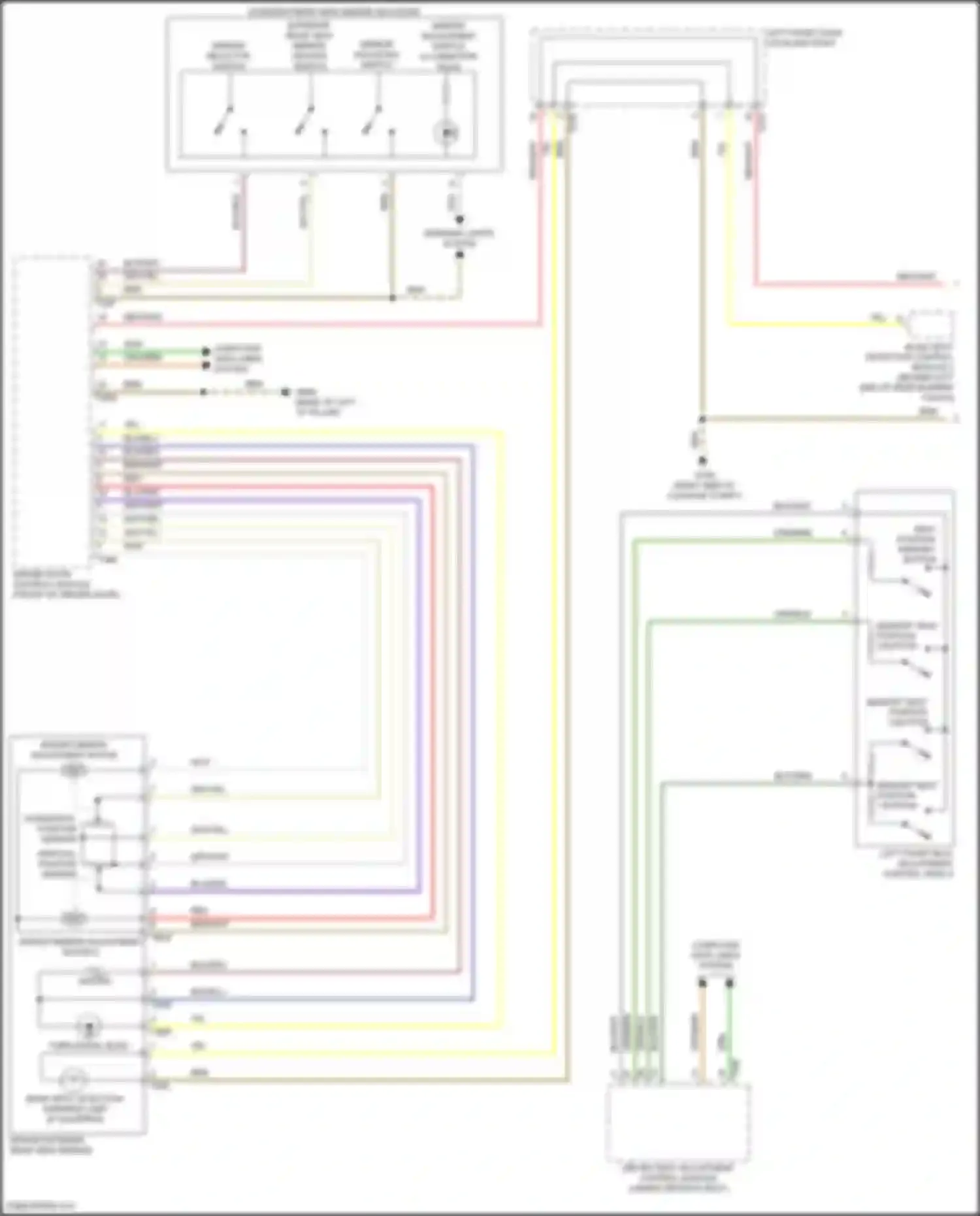 Jetta Volkswagen VII facelift (2021-2024): Memory mirrors circuit (1 of 2)