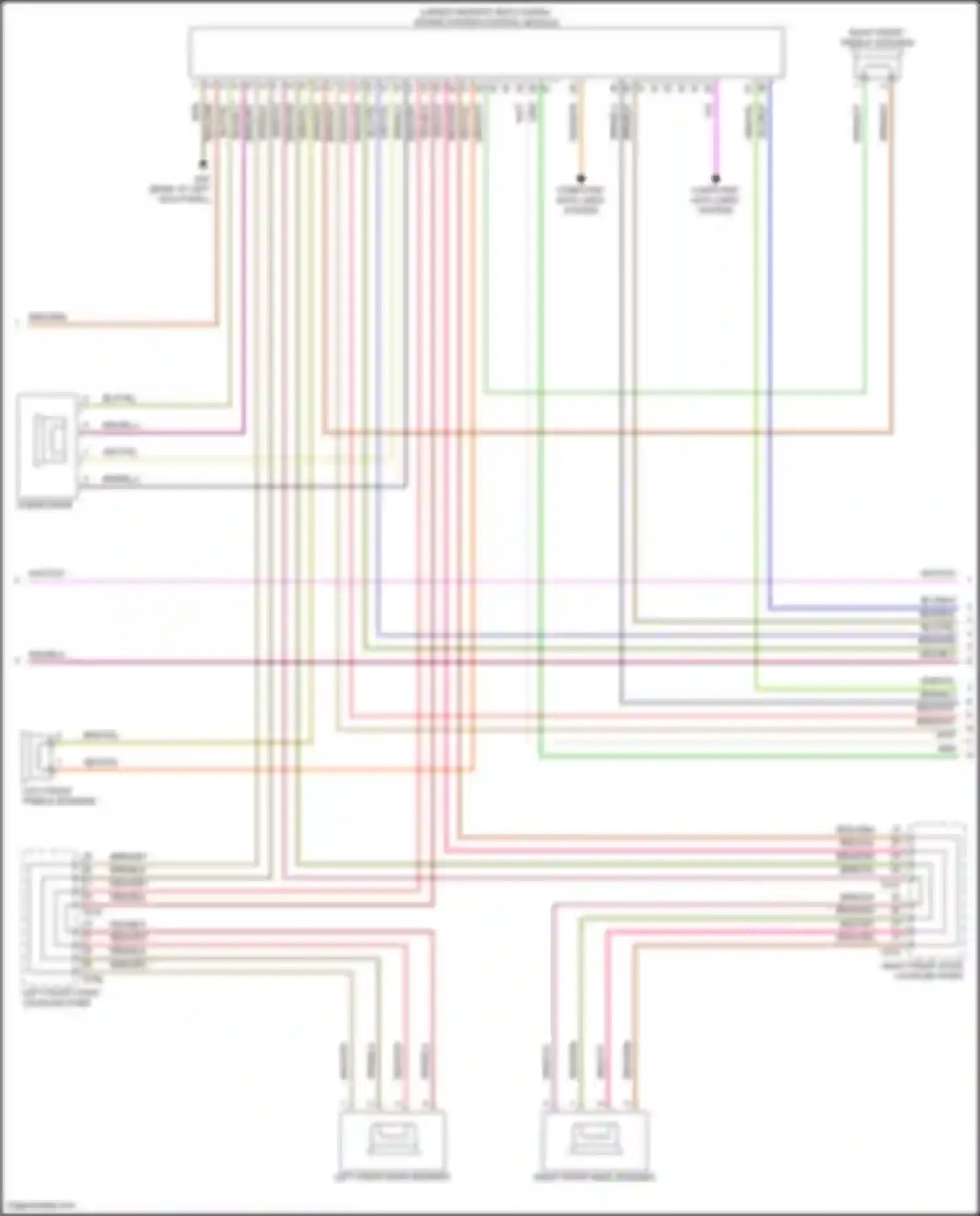 Jetta Volkswagen VII facelift (2021-2024): Navigation circuit, w/ amplifier & display (2 of 4)