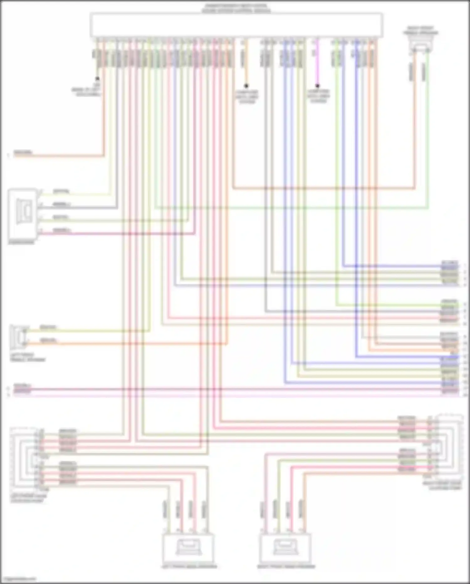 Jetta Volkswagen VII facelift (2021-2024): Navigation circuit, w/ amplifier w/o display (2 of 4)