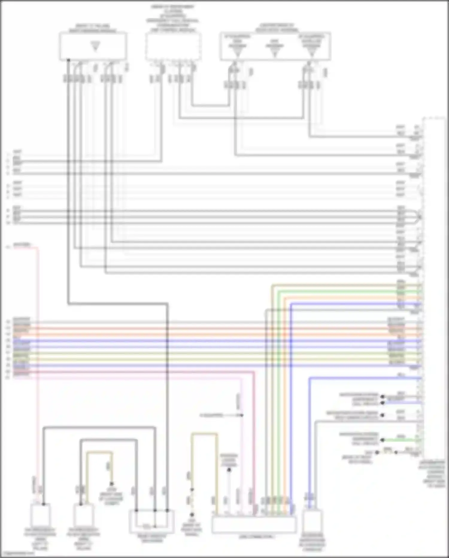 Jetta Volkswagen VII facelift (2021-2024): Navigation circuit, w/ amplifier w/o display (4 of 4)