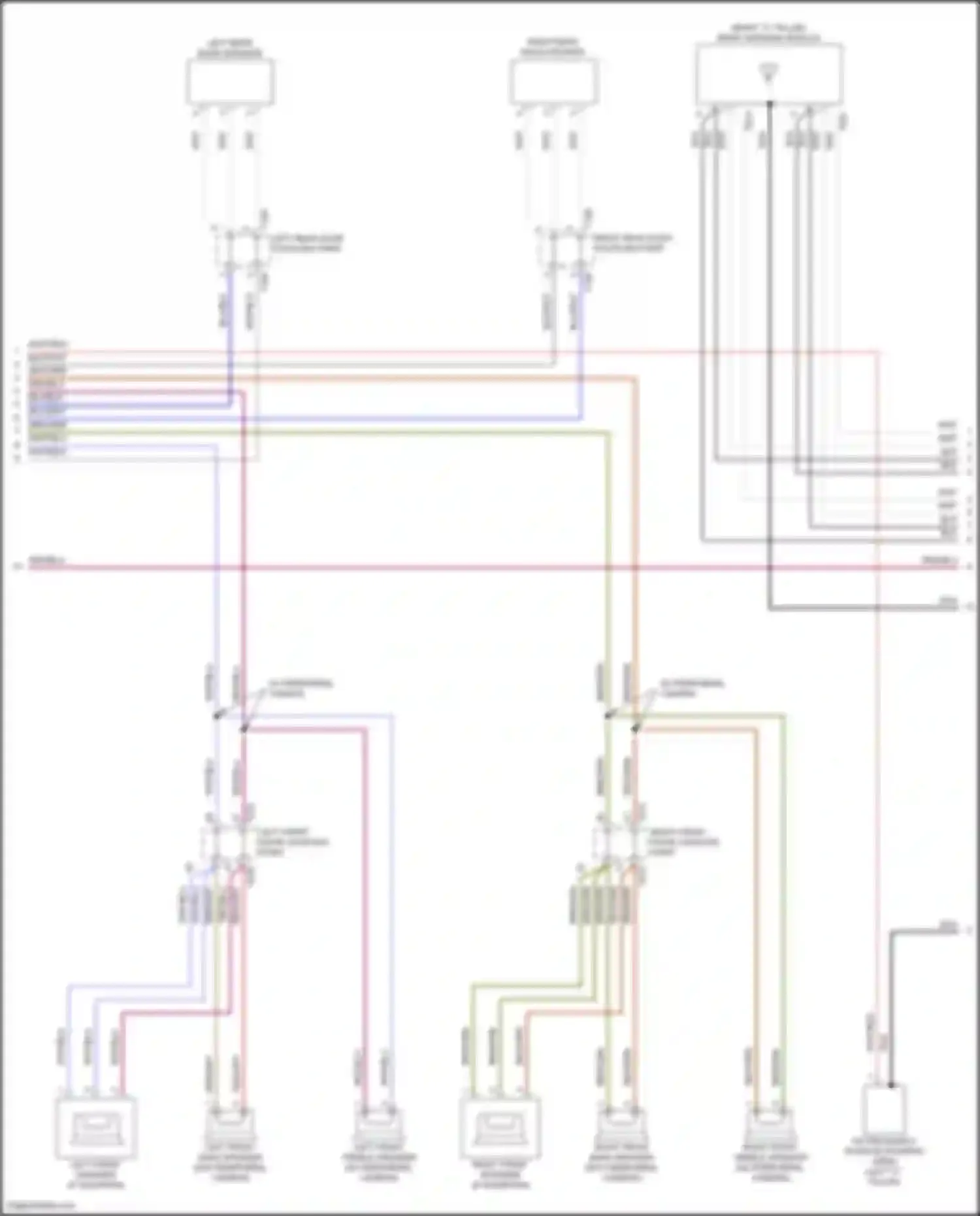 Jetta Volkswagen VII facelift (2021-2024): Navigation circuit, w/o amplifier (2 of 3)