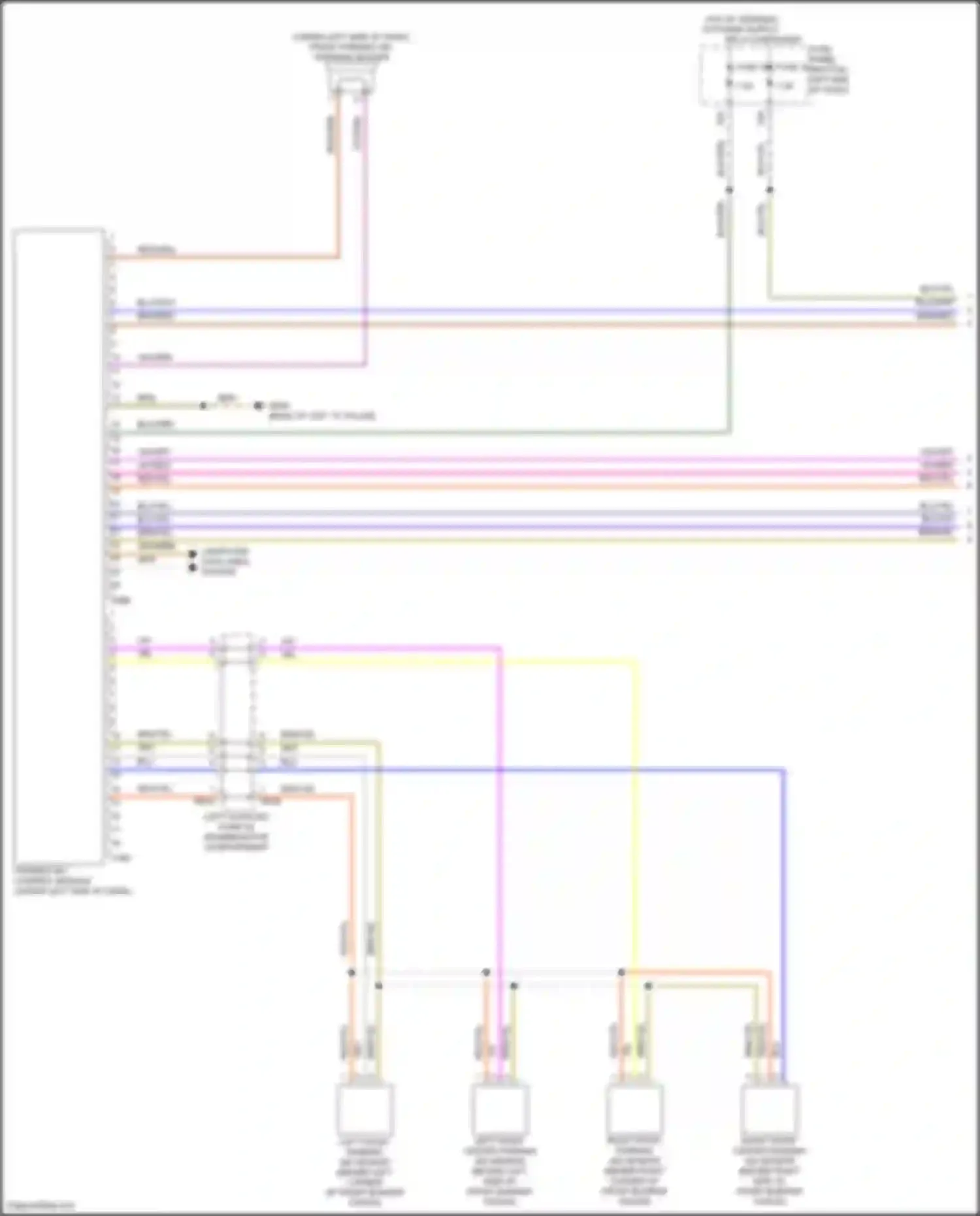 Jetta Volkswagen VII facelift (2021-2024): Parking assistant circuit (1 of 2)