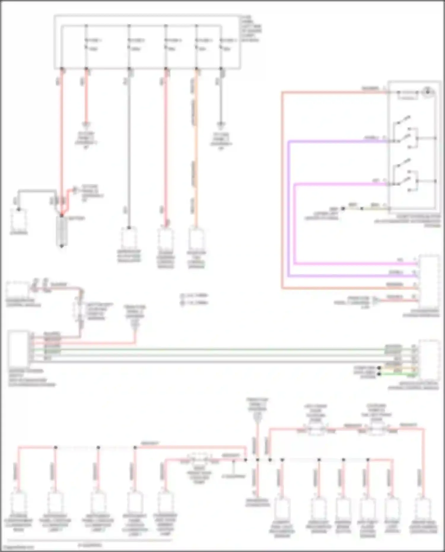 Jetta Volkswagen VII facelift (2021-2024): Power distribution circuit (1 of 6)