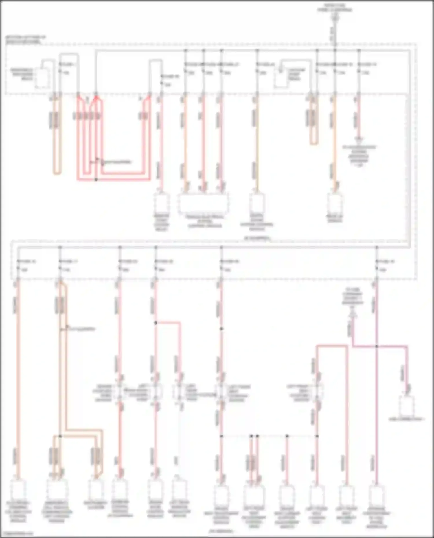 Jetta Volkswagen VII facelift (2021-2024): Power distribution circuit (4 of 6)