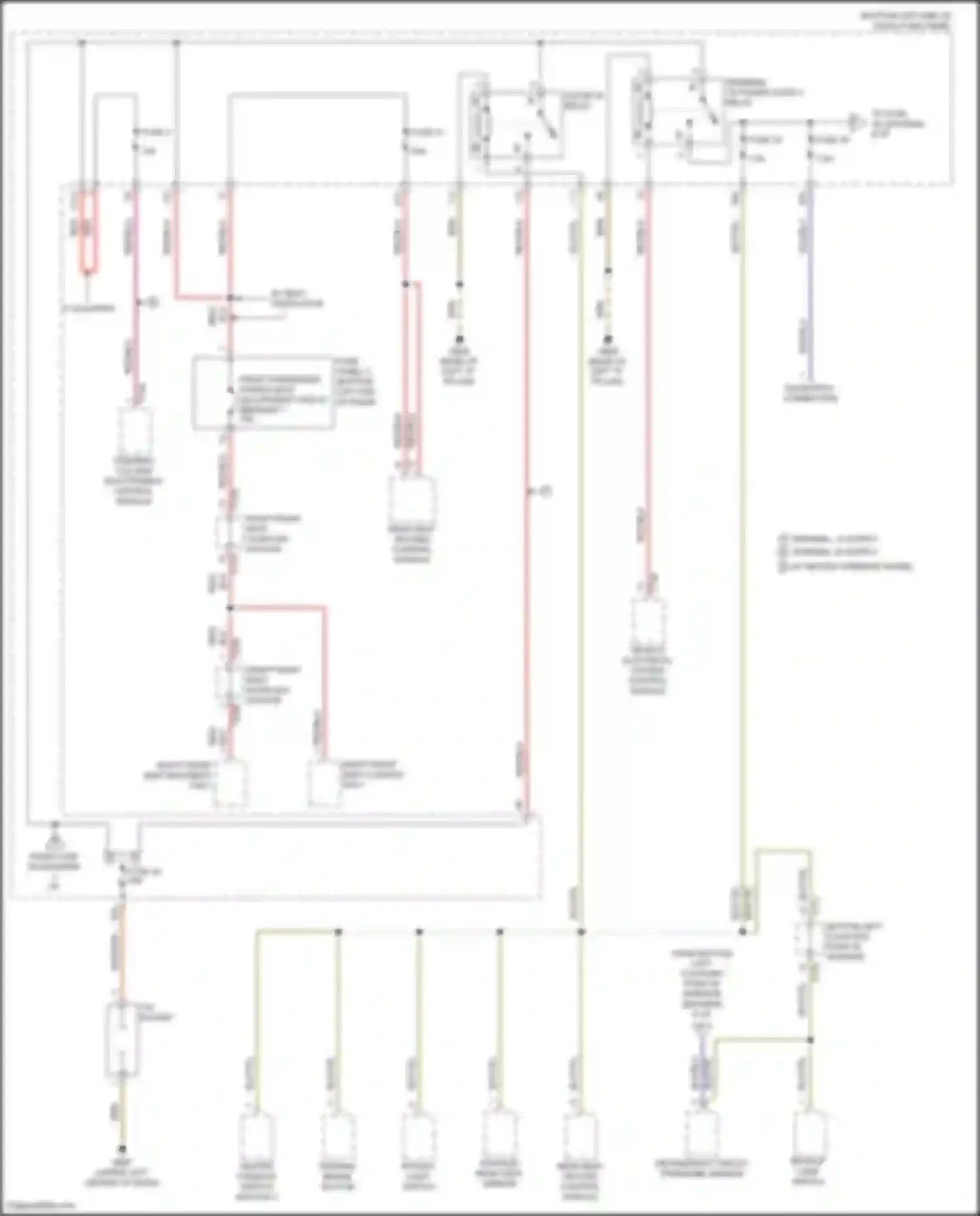 Jetta Volkswagen VII facelift (2021-2024): Power distribution circuit (5 of 6)
