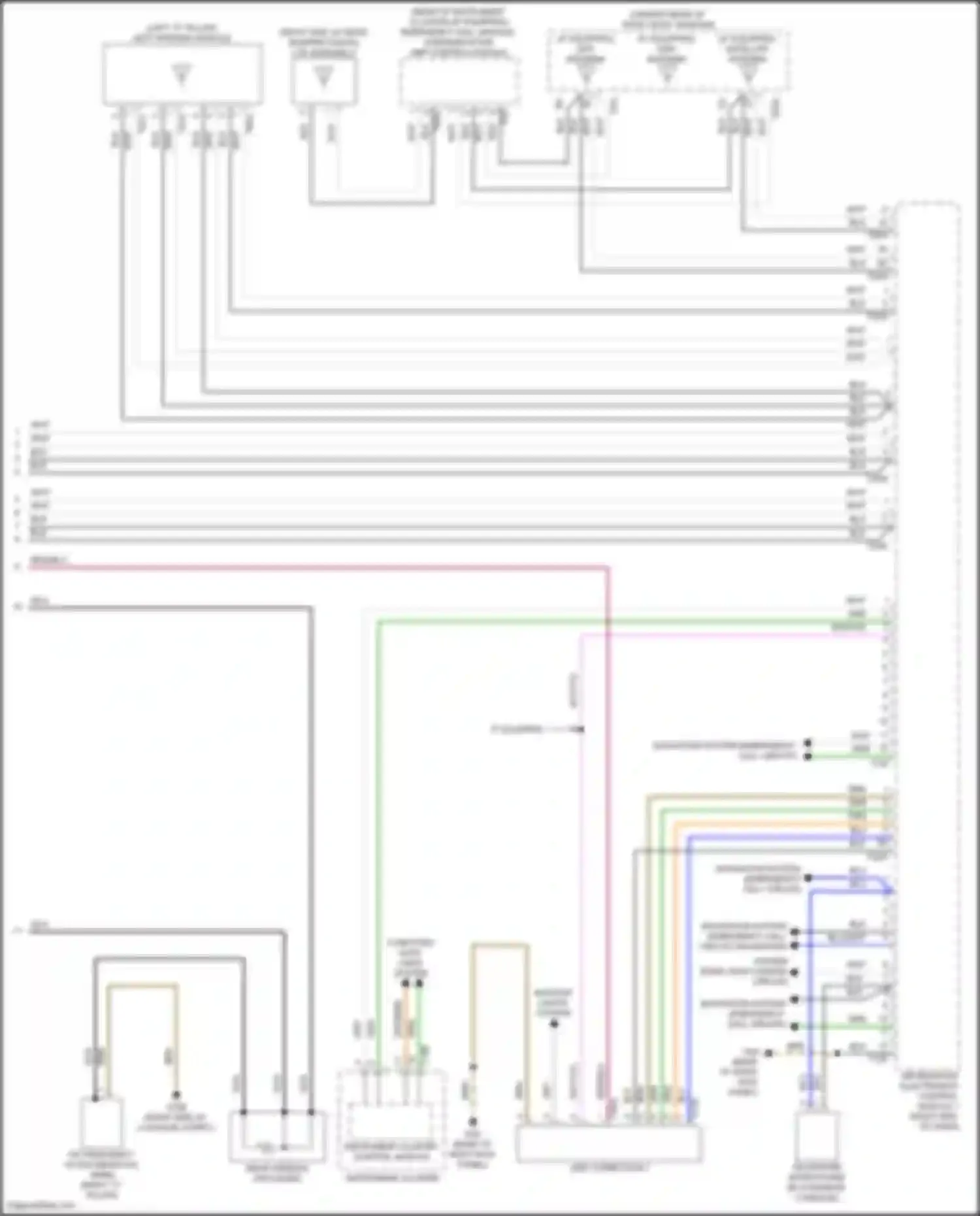 Jetta Volkswagen VII facelift (2021-2024): Radio circuit, w/o amplifier (3 of 3)
