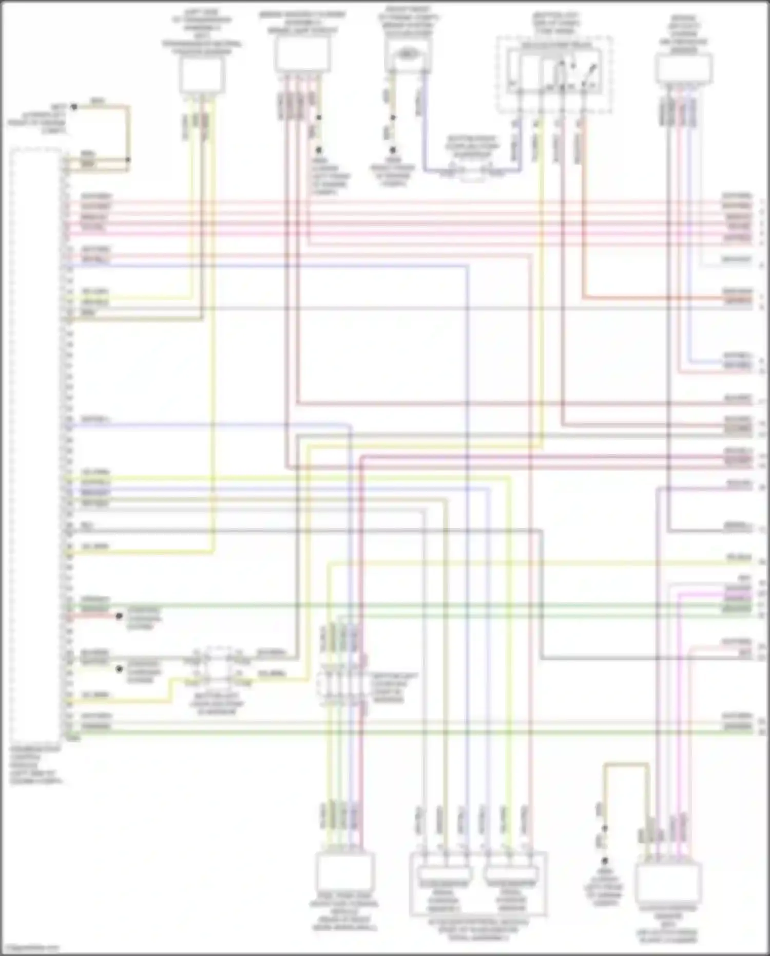Jetta Volkswagen VII (2018-2021): Wiring diagram engine performance 1.4l turbo (1 of 6)