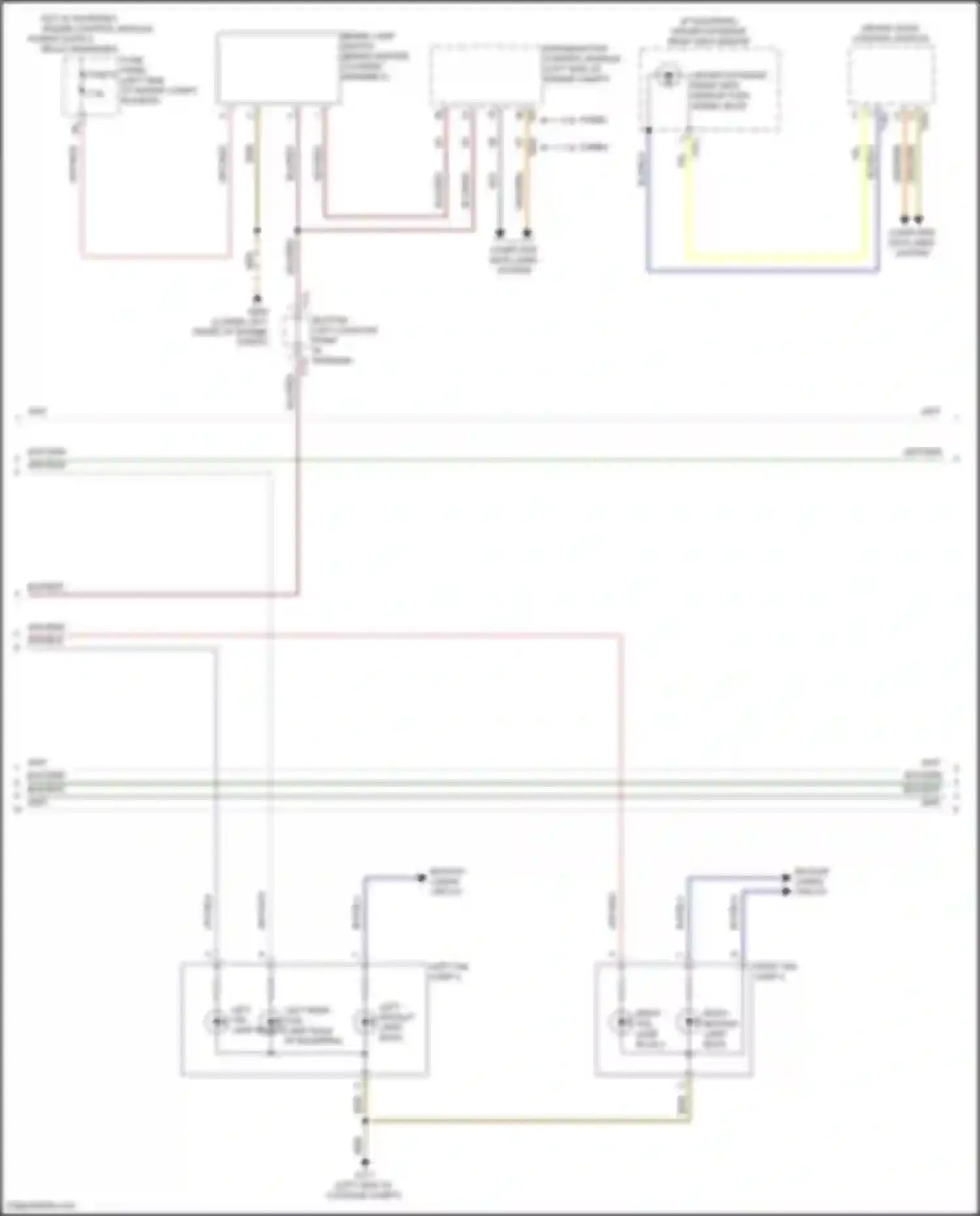Jetta Volkswagen VII (2018-2021): Exterior lamps circuit (2 of 3)