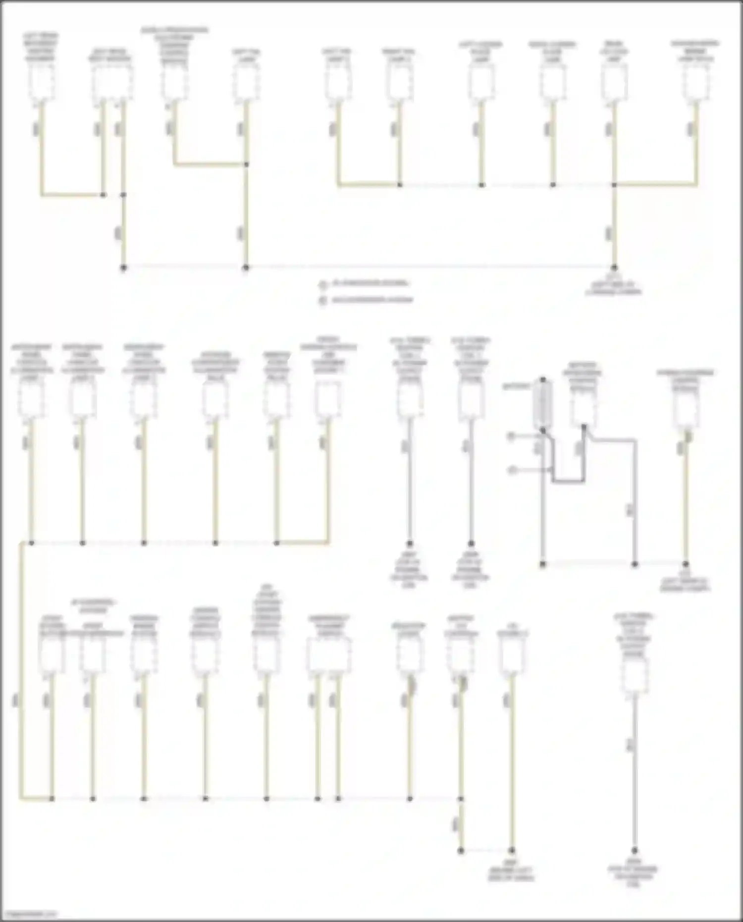 Jetta Volkswagen VII (2018-2021): Ground distribution circuit (1 of 5)