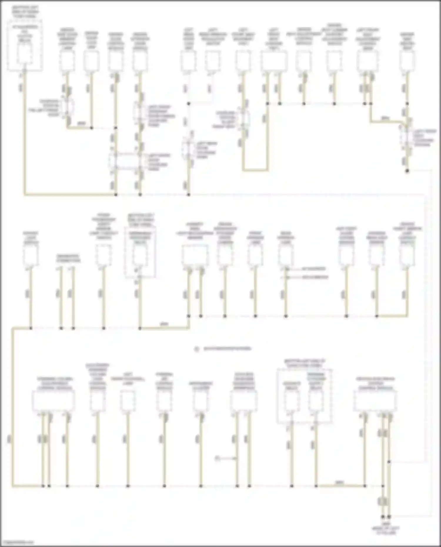 Jetta Volkswagen VII (2018-2021): Ground distribution circuit (3 of 5)