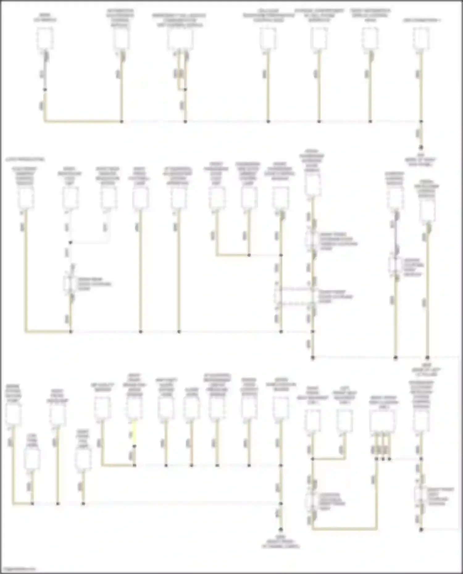 Jetta Volkswagen VII (2018-2021): Ground distribution circuit (4 of 5)