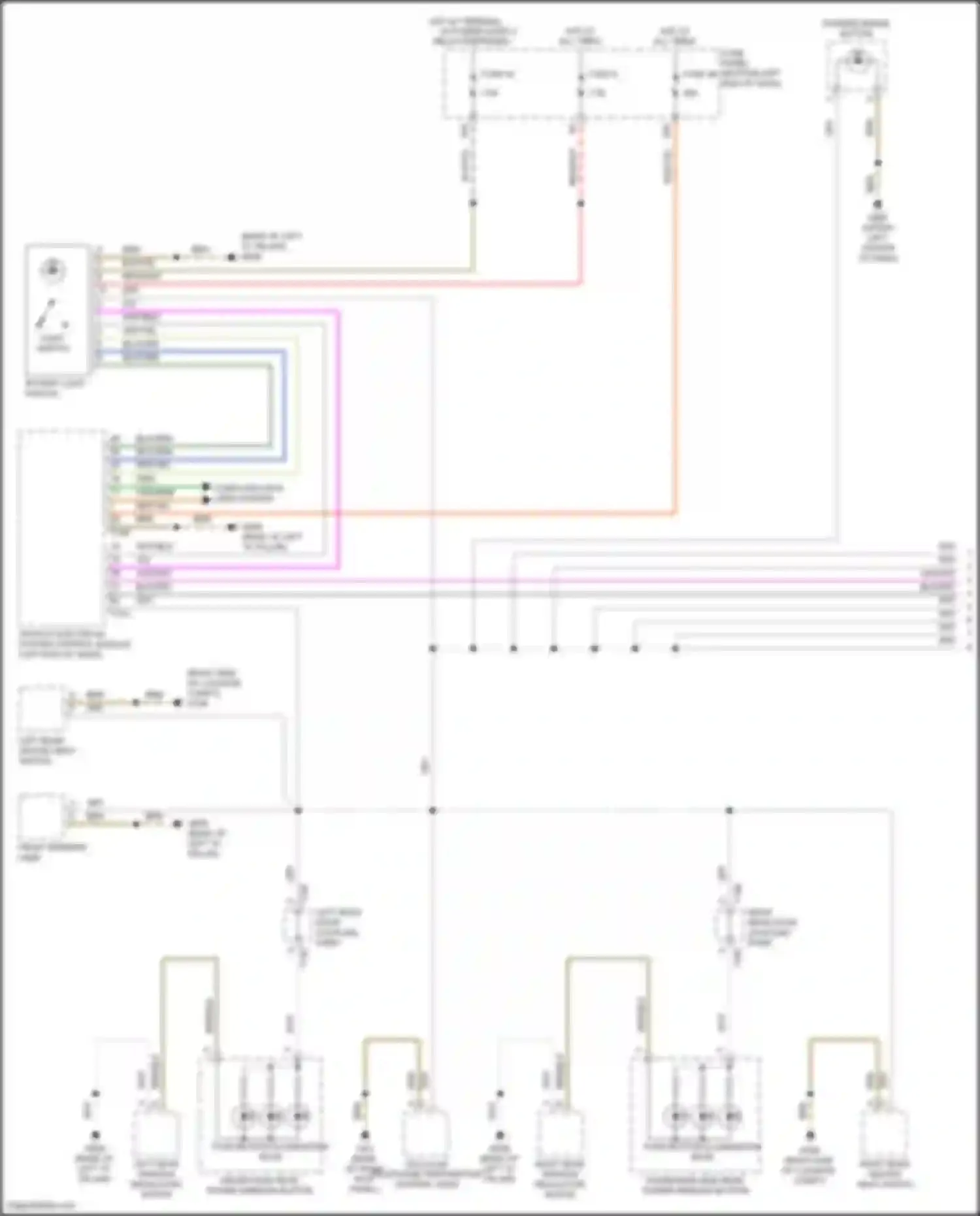 Jetta Volkswagen VII (2018-2021): Instrument illumination circuit (1 of 3)