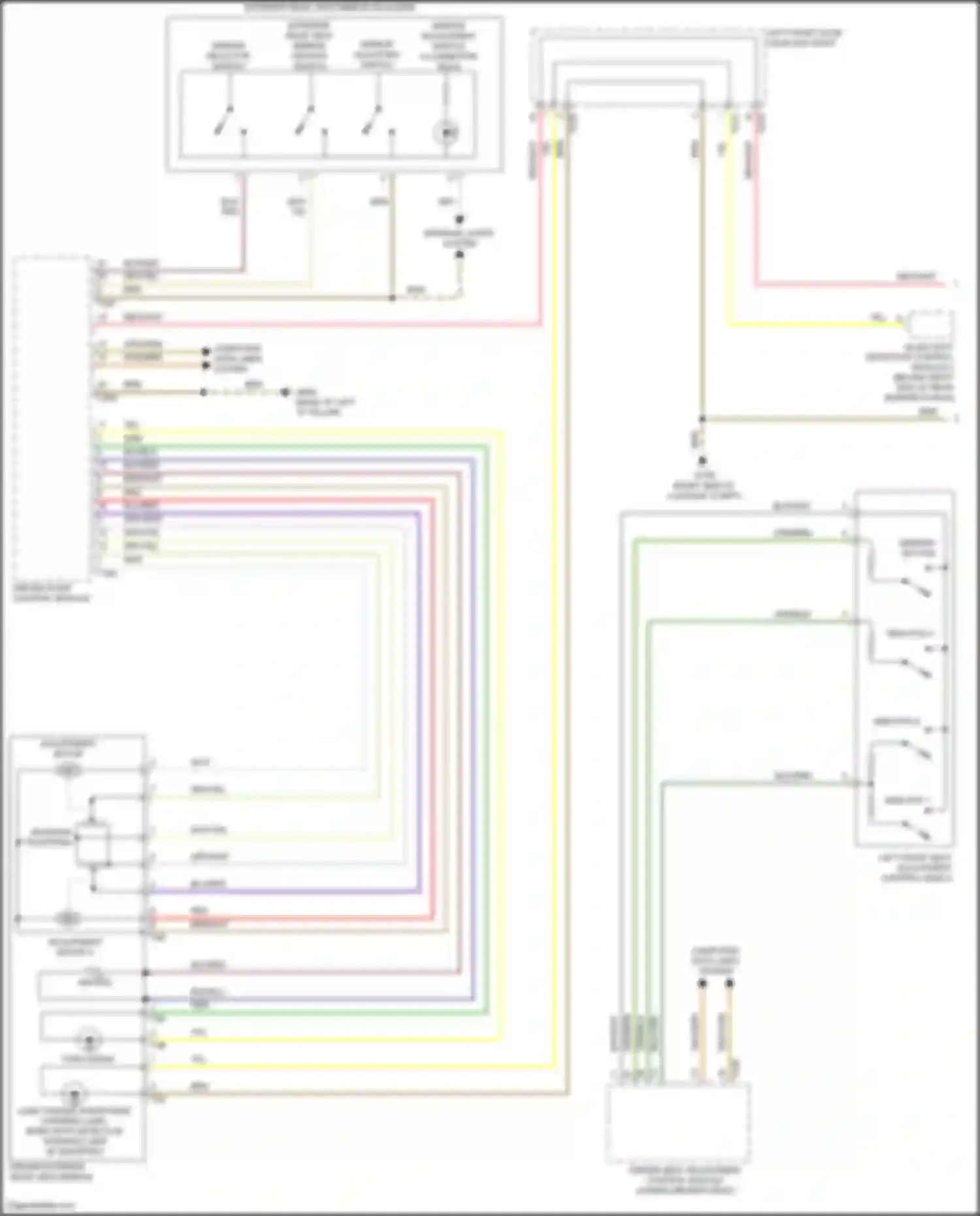 Jetta Volkswagen VII (2018-2021): Memory mirrors circuit (1 of 2)